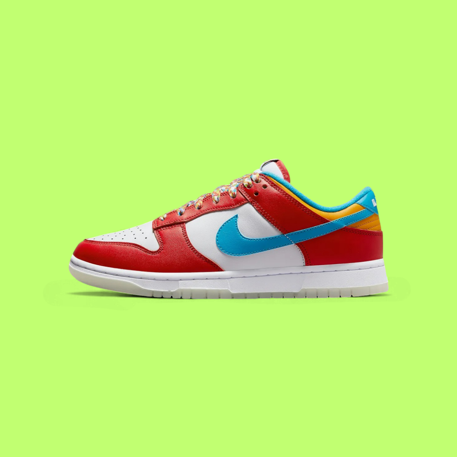 NIKE DUNK LOW QS LEBRON JAMES FRUITY PEBBLES LIMITED EDITION ICONZZ
