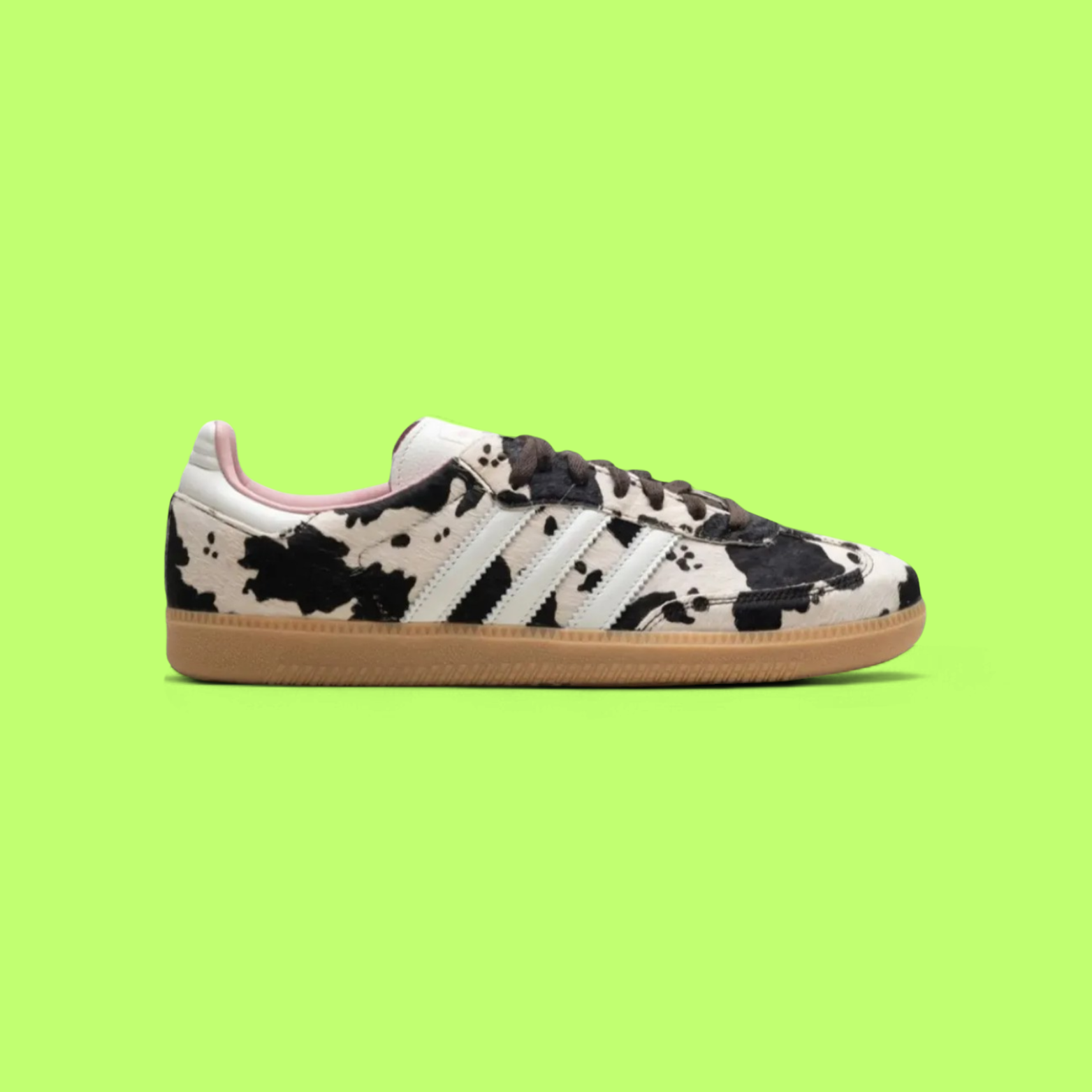 ADIDAS SAMBA OG COW PRINT CLASSIC LEATHER SNEAKERS