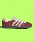 ADIDAS SAMBA BURGUNDY CREAM RETRO GUM SOLE SNEAKER CWCD ICON