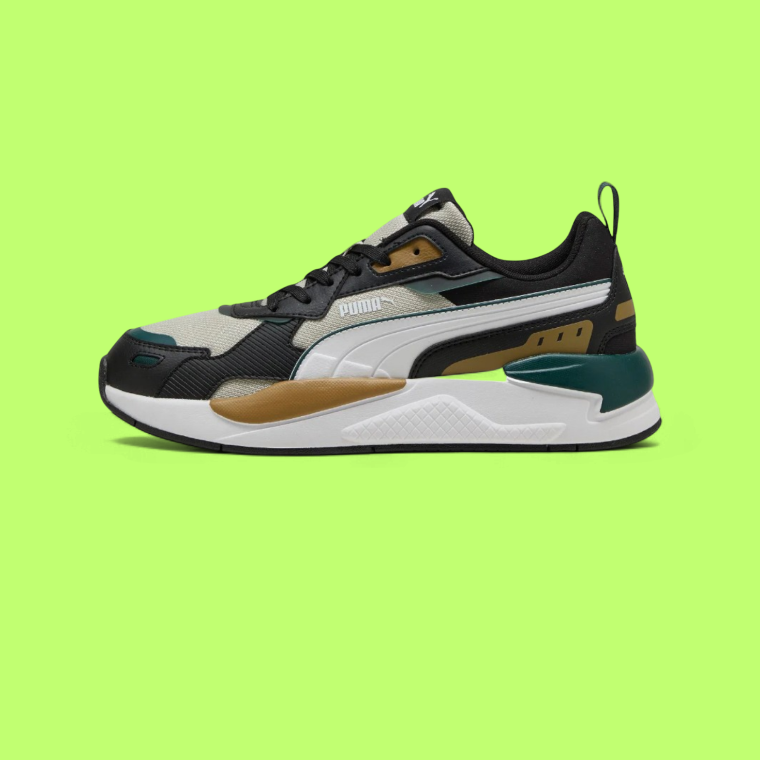 PUMA X-RAY 3 UNISEX BLACK RETRO CHUNKY SNEAKERS WRT