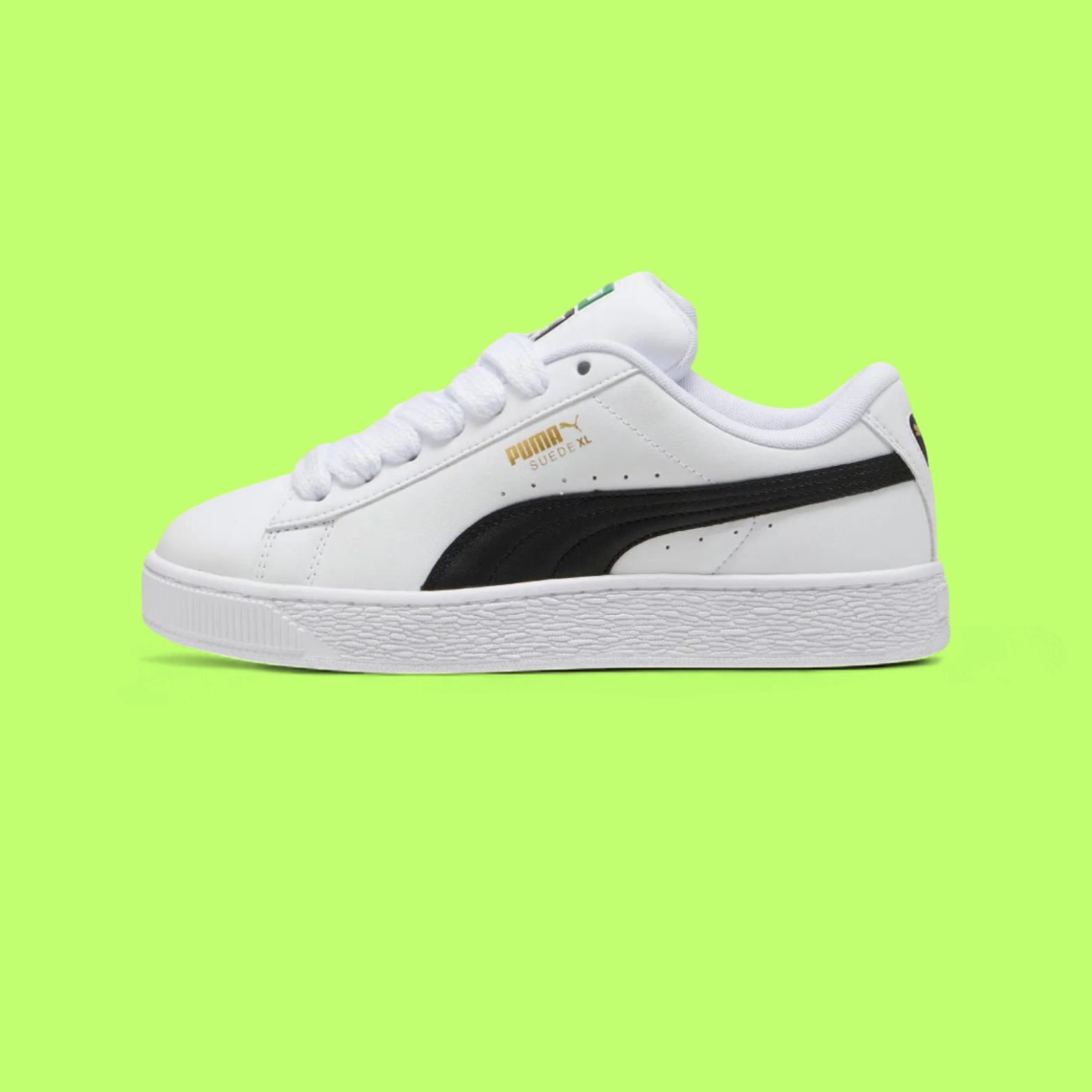 PUMA SUEDE XL LEATHER UNISEX WHITE SPORTS SHOES DROPZZ