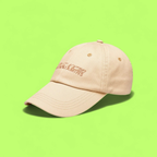 LES BENJAMINS BEIGE BASEBALL CAP WITH TONAL LOGO EMBROIDERY