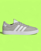 ADIDAS VL COURT GREY WHITE CLASSIC CASUAL SNEAKERS ICON CWCD
