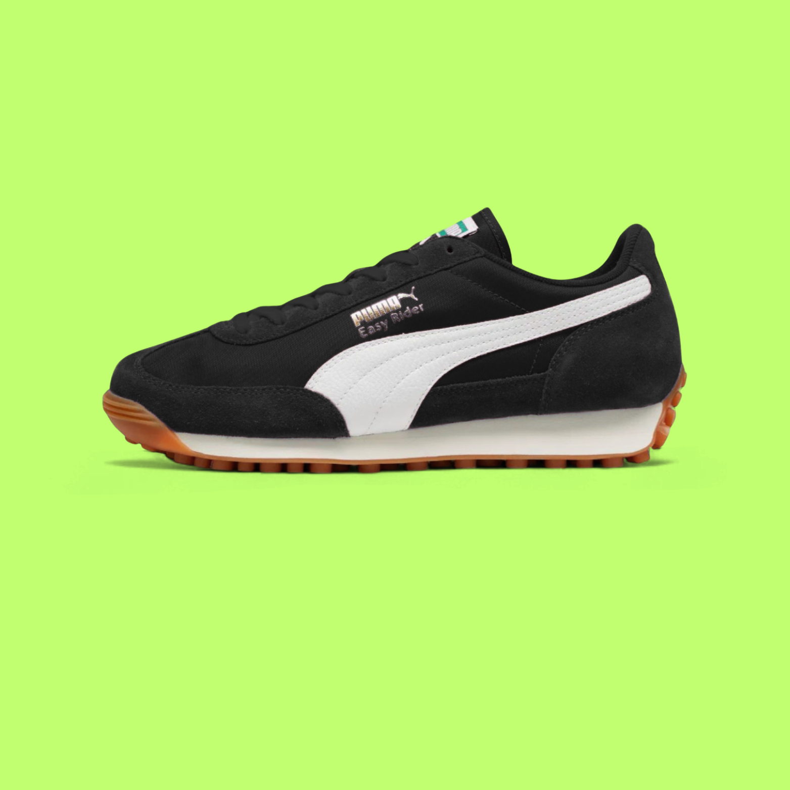 PUMA EASY RIDER VINTAGE UNISEX WHITE SPORTS SHOES BLACK