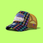 COLORFUL HAVANA TRUCKER CAP WITH FOREVER PARADISE STYLE