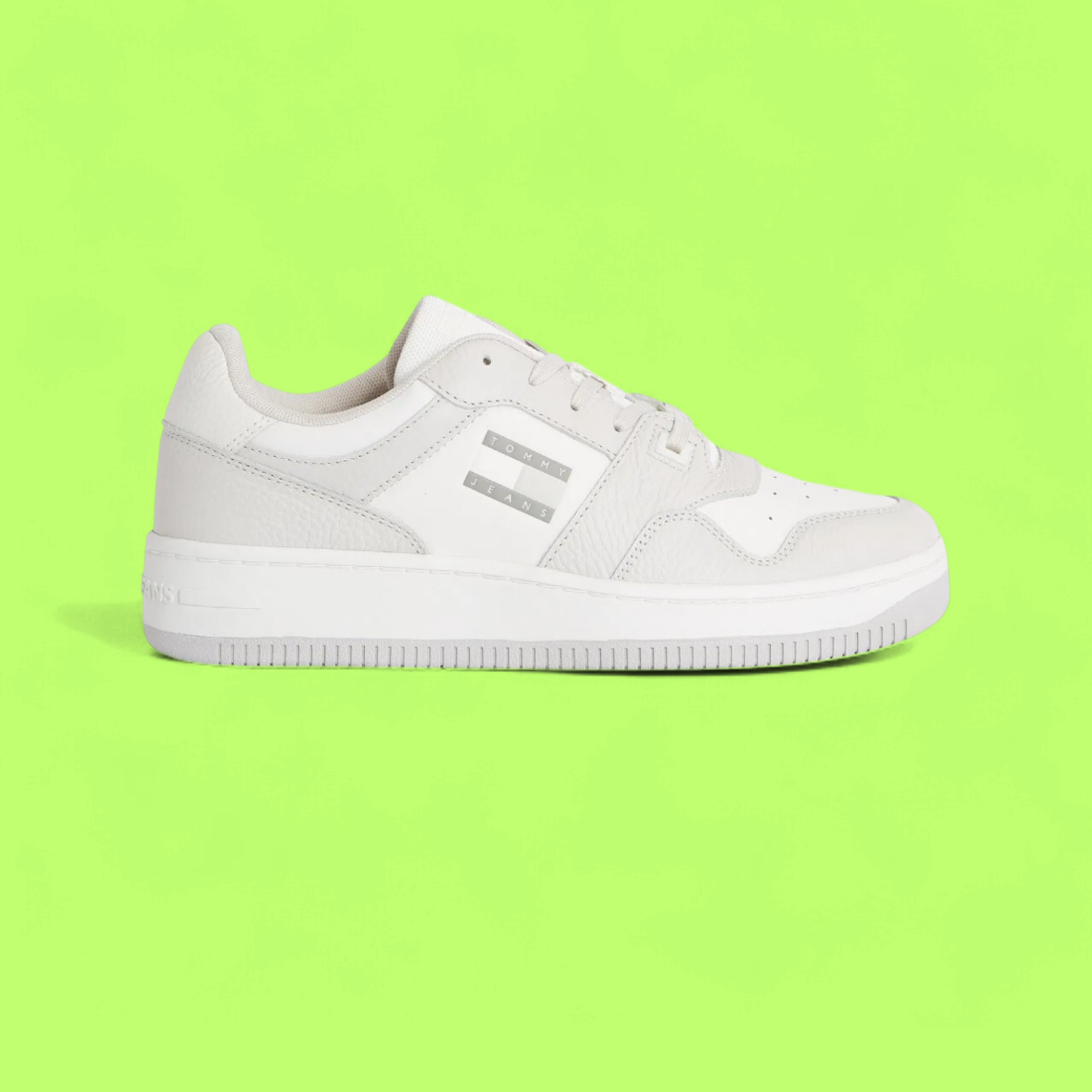 TOMMY HILFIGER RETRO BASKET CUPSOLE TUMBLE MEN'S GREY