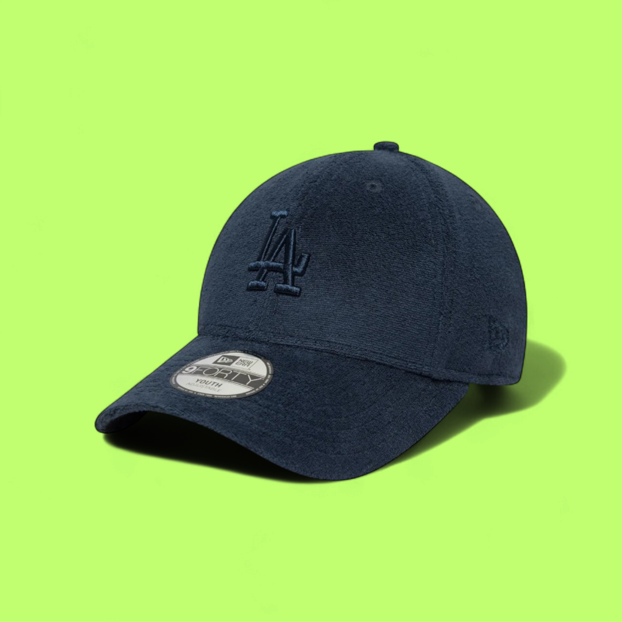 NEW ERA LA DODGERS NAVY TEXTURED FABRIC YOUTH CAP CWCD