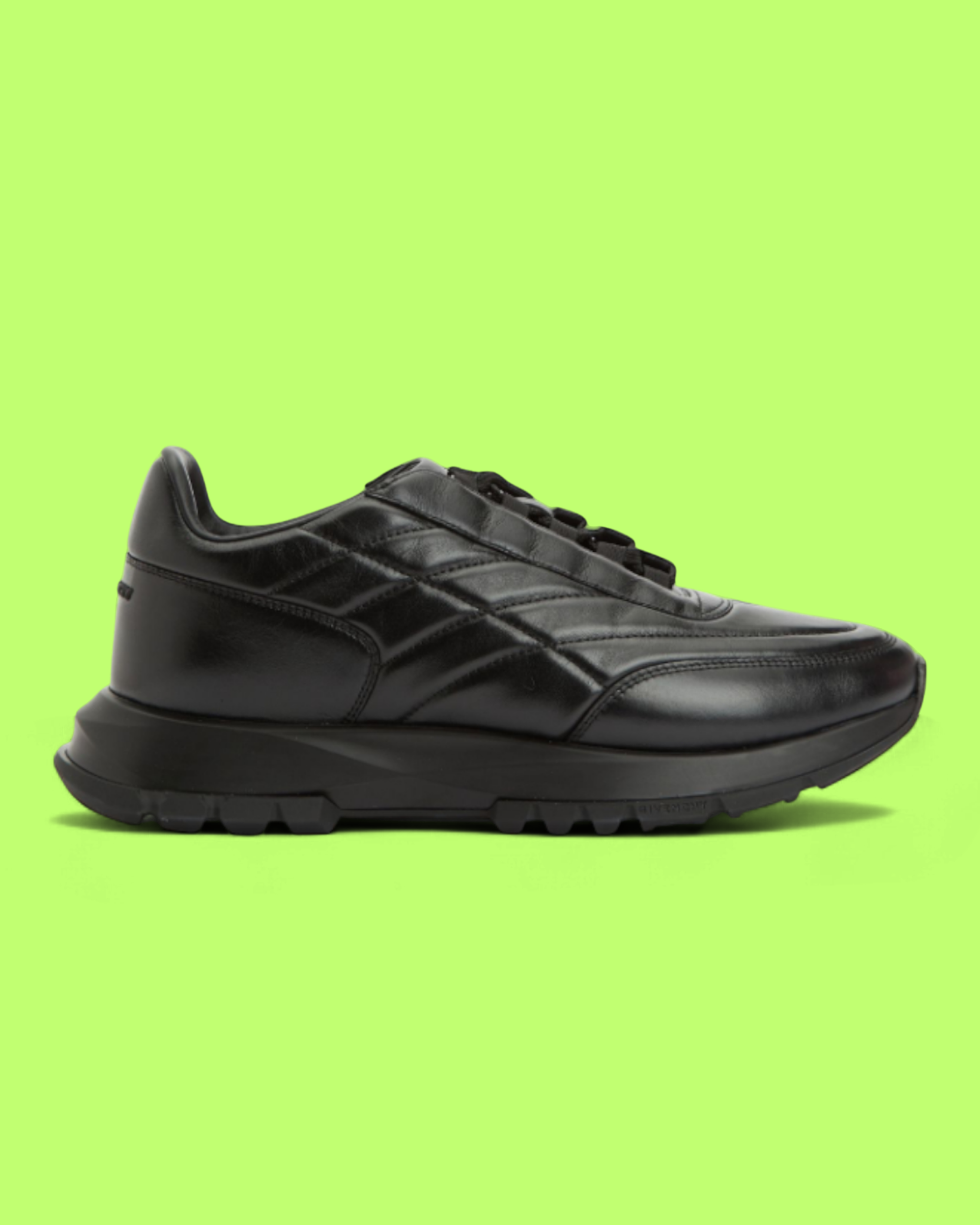 GIVENCHY BLACK LEATHER CLASSIC LUXURY SNEAKERS ICON DROPZZ