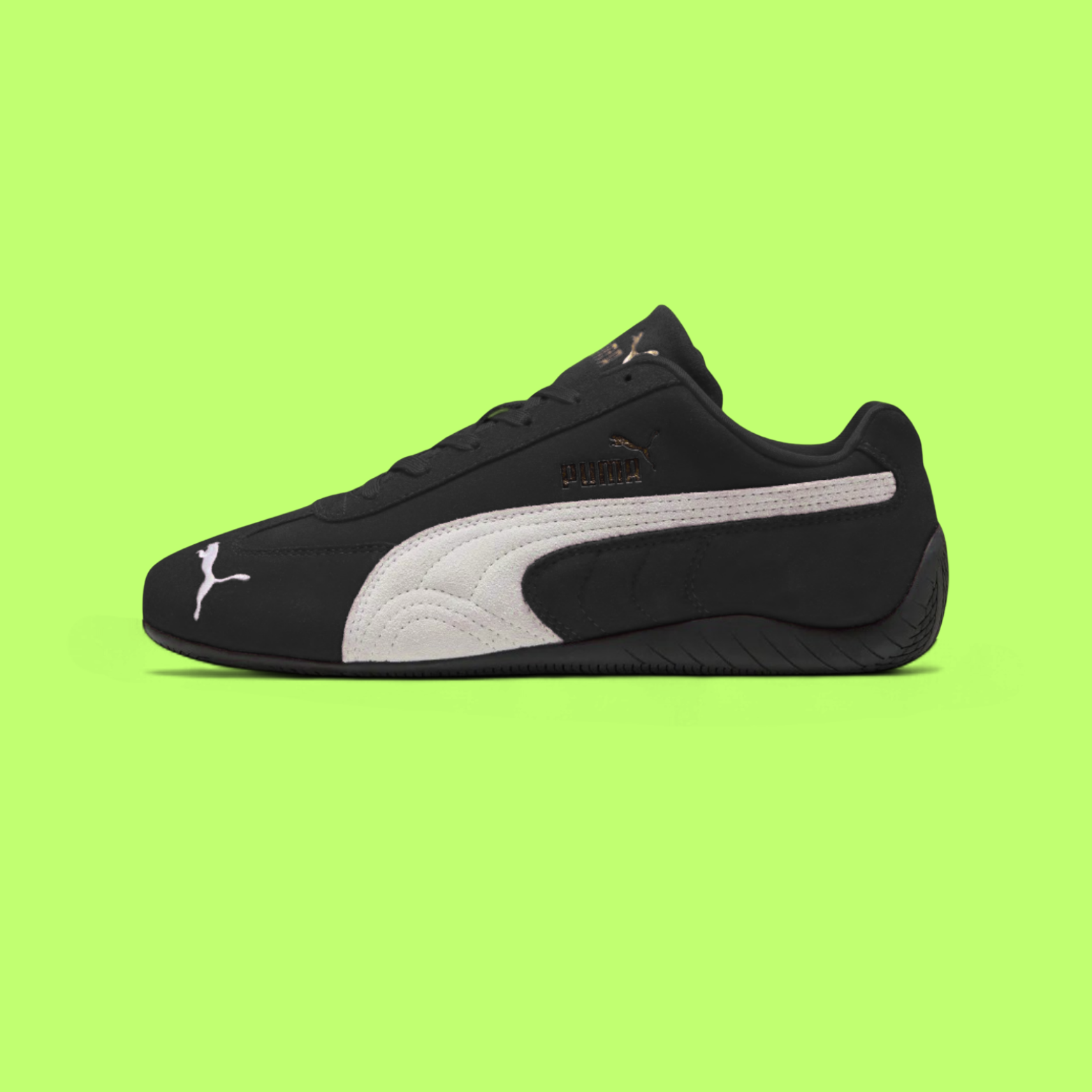 PUMA SPEEDCAT OG UNISEX BLACK SUEDE MOTORSPORT STYLE SNEAKERS
