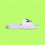ADIDAS ADILETTE LITE UNISEX WHITE LIGHTWEIGHT SLIDE SANDALS