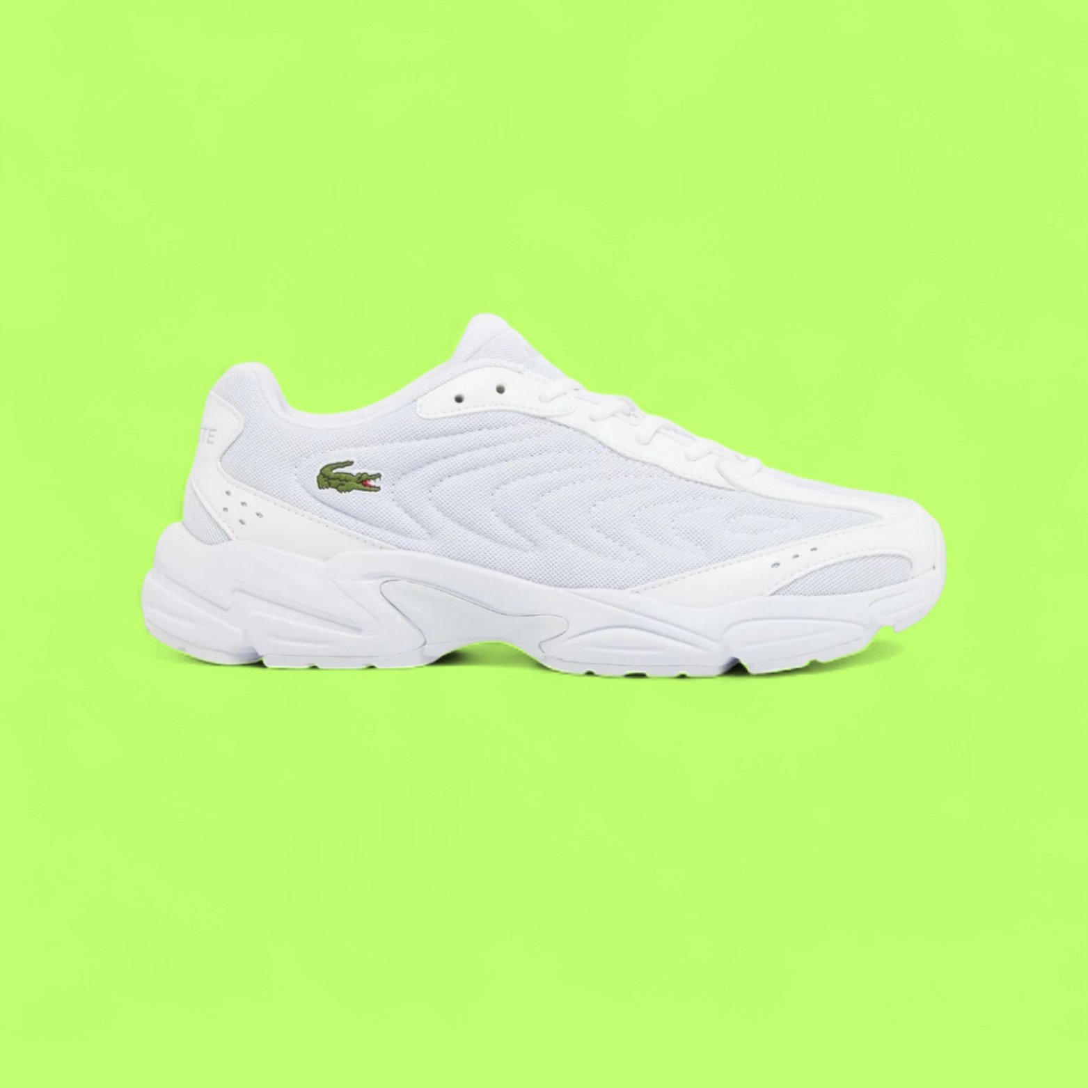 LACOSTE STORM 96 2K LITE 1251 SMA MEN'S NAVY WHITE RETRO SNEAKERS