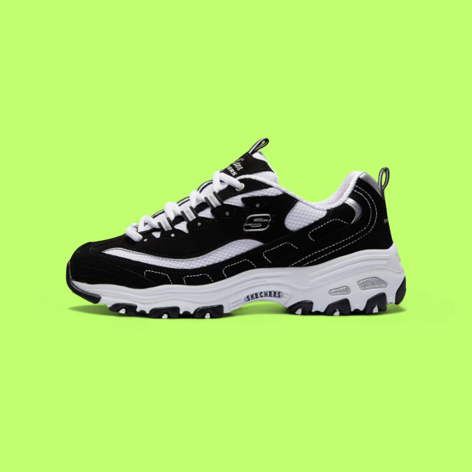 SKECHERS D’LITES – BIGGEST FAN CHUNKY RETRO COMFORT SNEAKERS