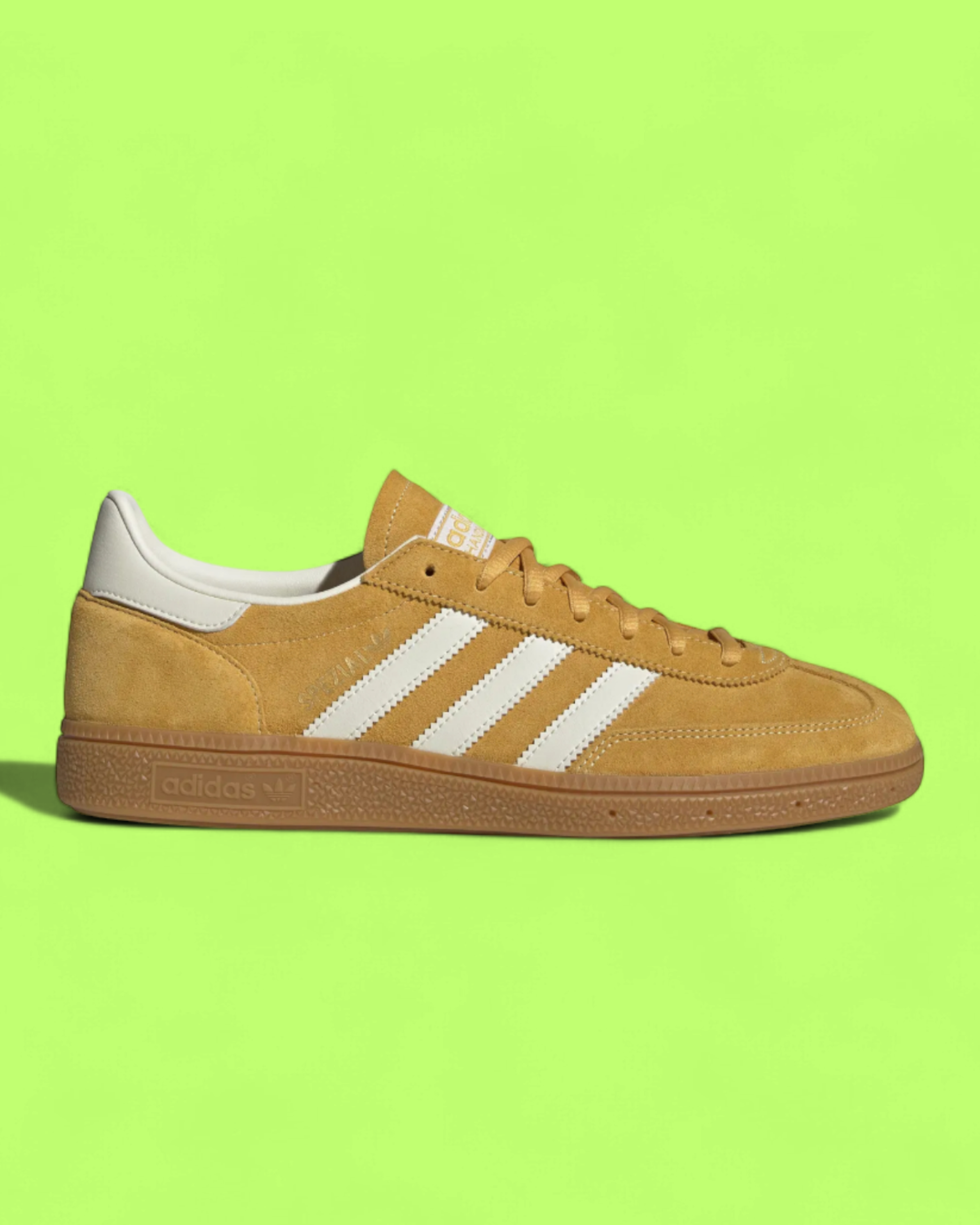 ADIDAS SPEZIAL SUEDE MUSTARD YELLOW WHITE RETRO CASUAL SNEAKERS