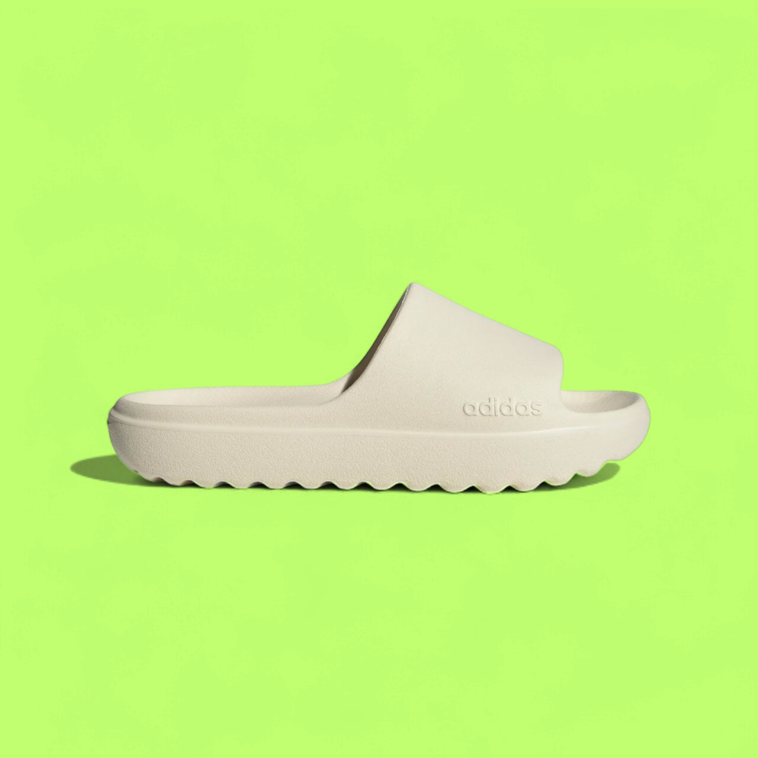 ADIDAS ADILETTE LUMIA WHITE UNISEX COMFORT SLIDE SANDALS