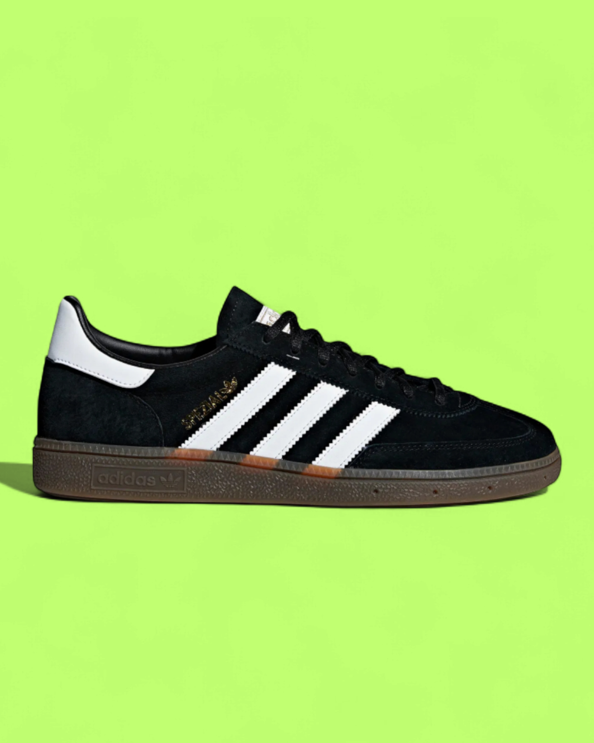 ADIDAS HANDBALL SPEZIAL BLACK WHITE SUEDE RETRO CASUAL SNEAKERS