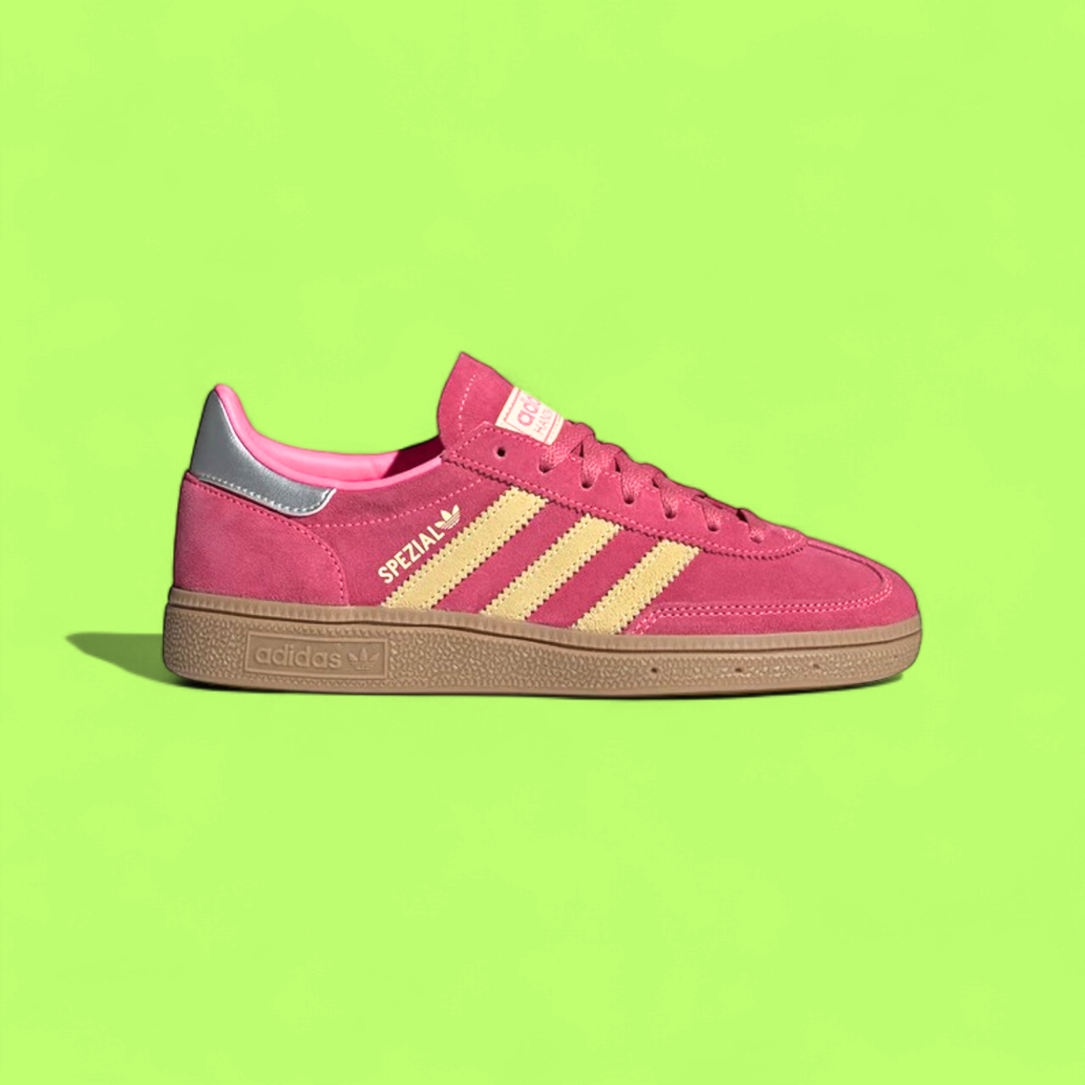 ADIDAS HANDBALL SPEZIAL WMNS “LUCID PINK  ALMOST YELLOW” RETRO SNEAKER