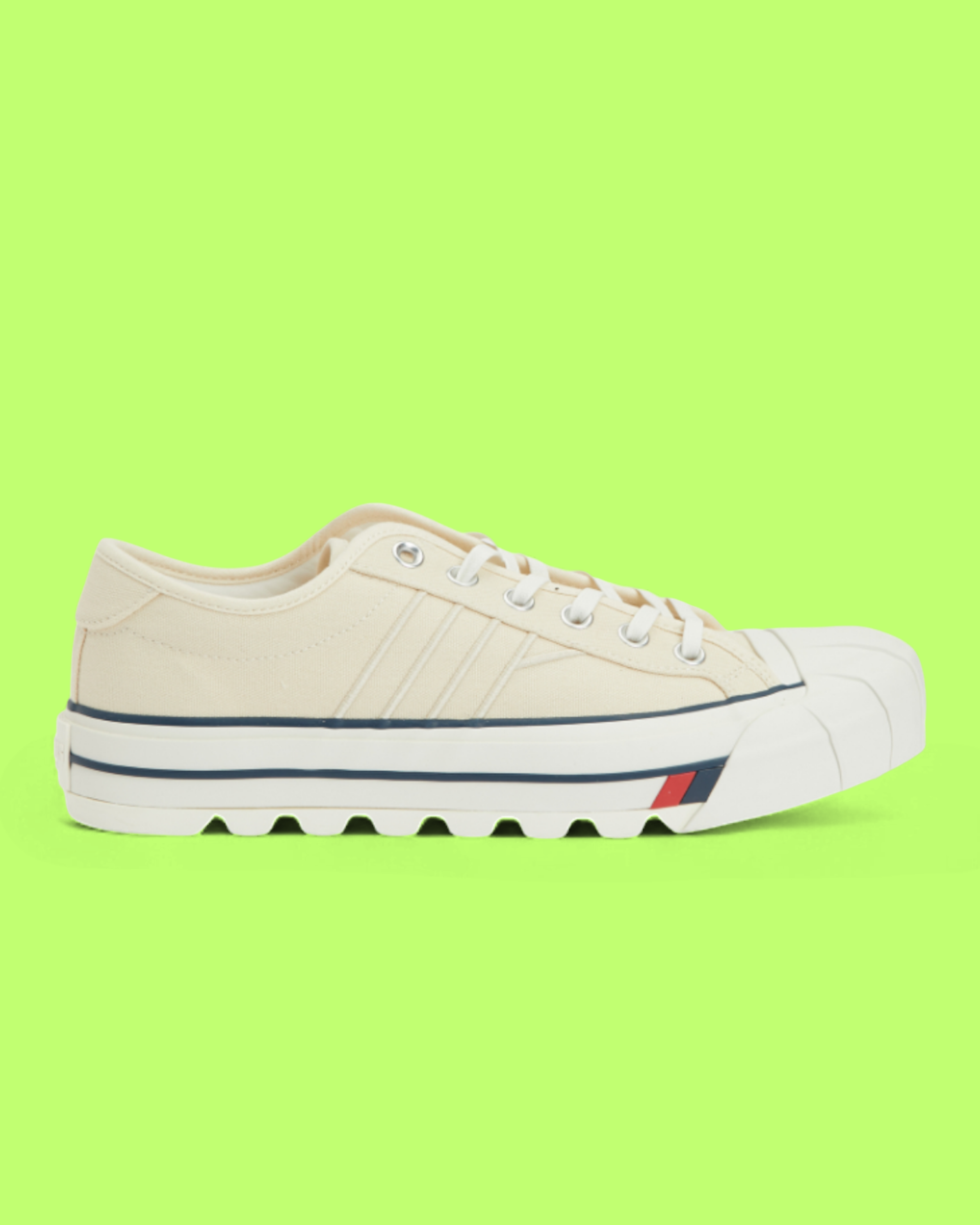 PRO-KEDS ROYAL LO CLASSIC BEIGE CANVAS RETRO COURT STYLE