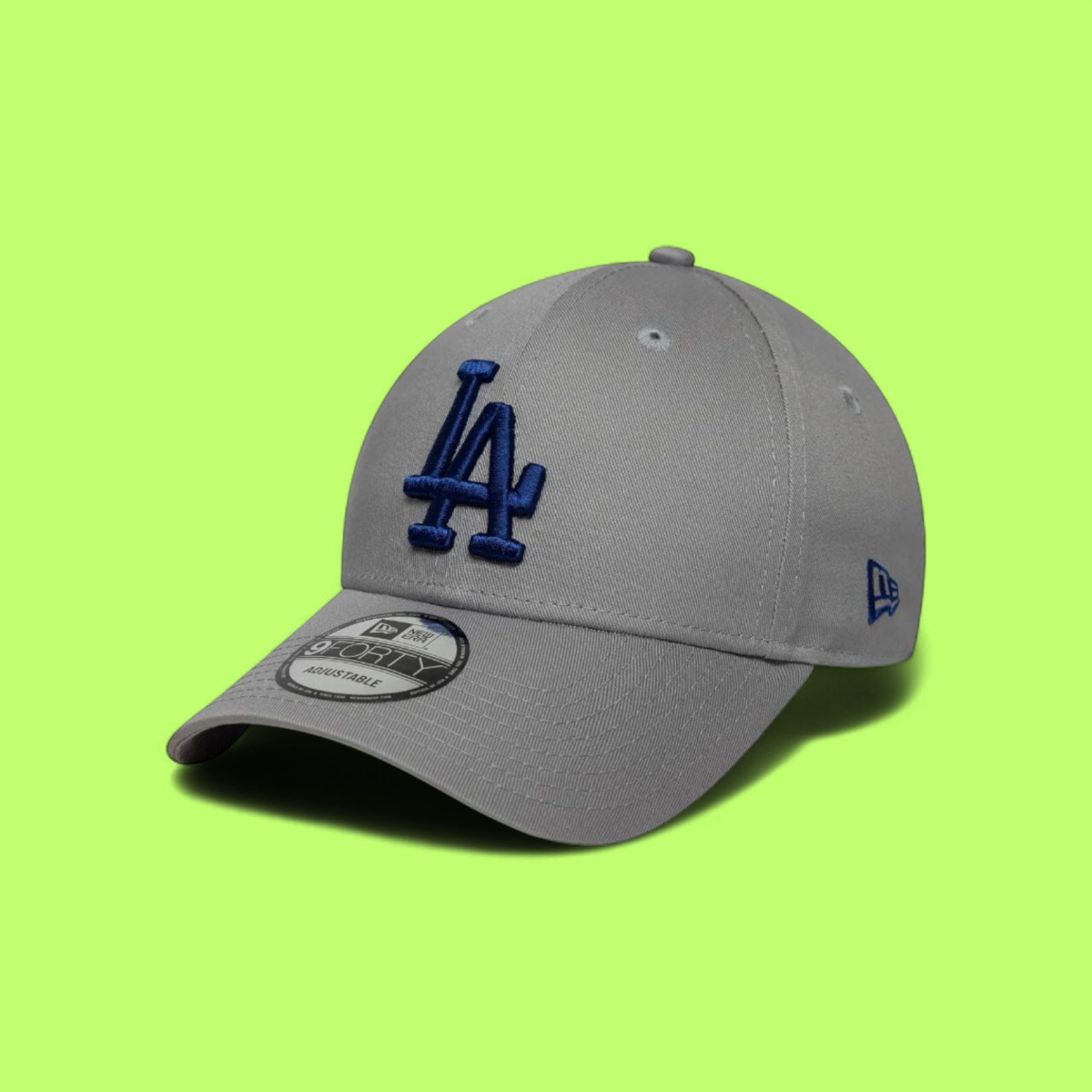 LOS ANGELES DODGERS GREY BASEBALL CAP WITH BLUE LA LOGO