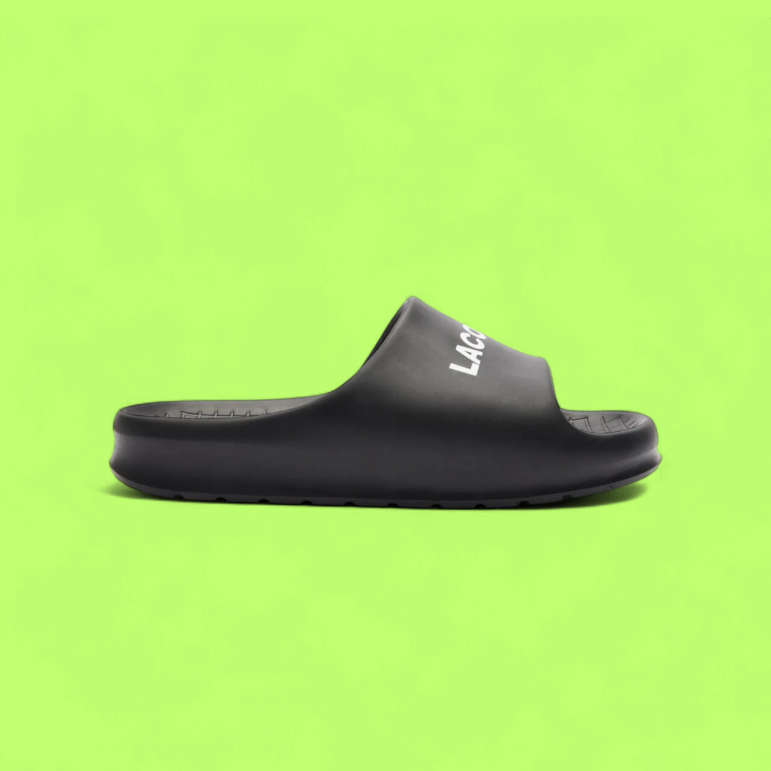 LACOSTE CROCO 2.0 EVO MEN'S BLACK LIGHTWEIGHT COMFORT SLIDE SANDALS