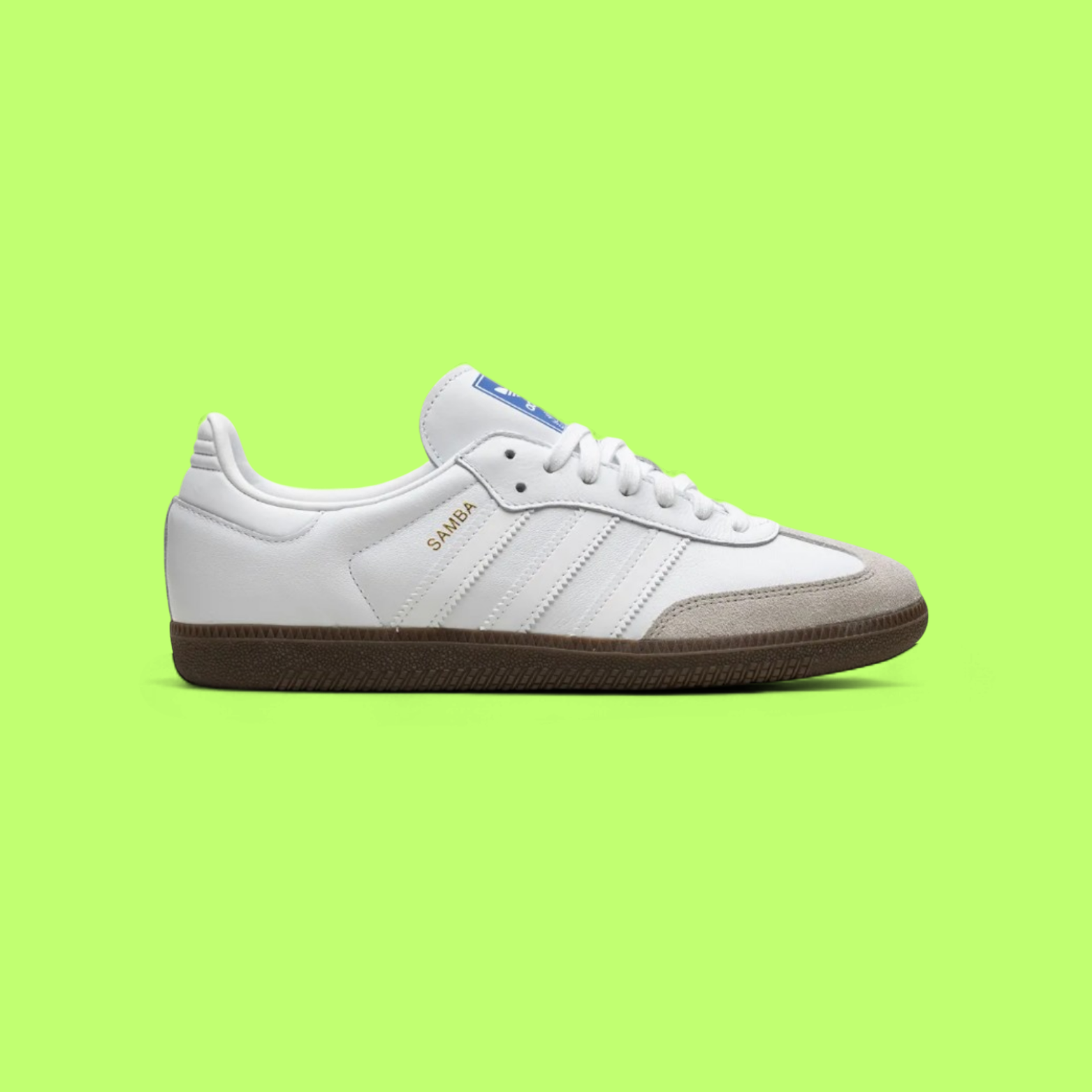 ADIDAS SAMBA OG “DOUBLE WHITE GUM” CLASSIC RETRO SNEAKER ICON