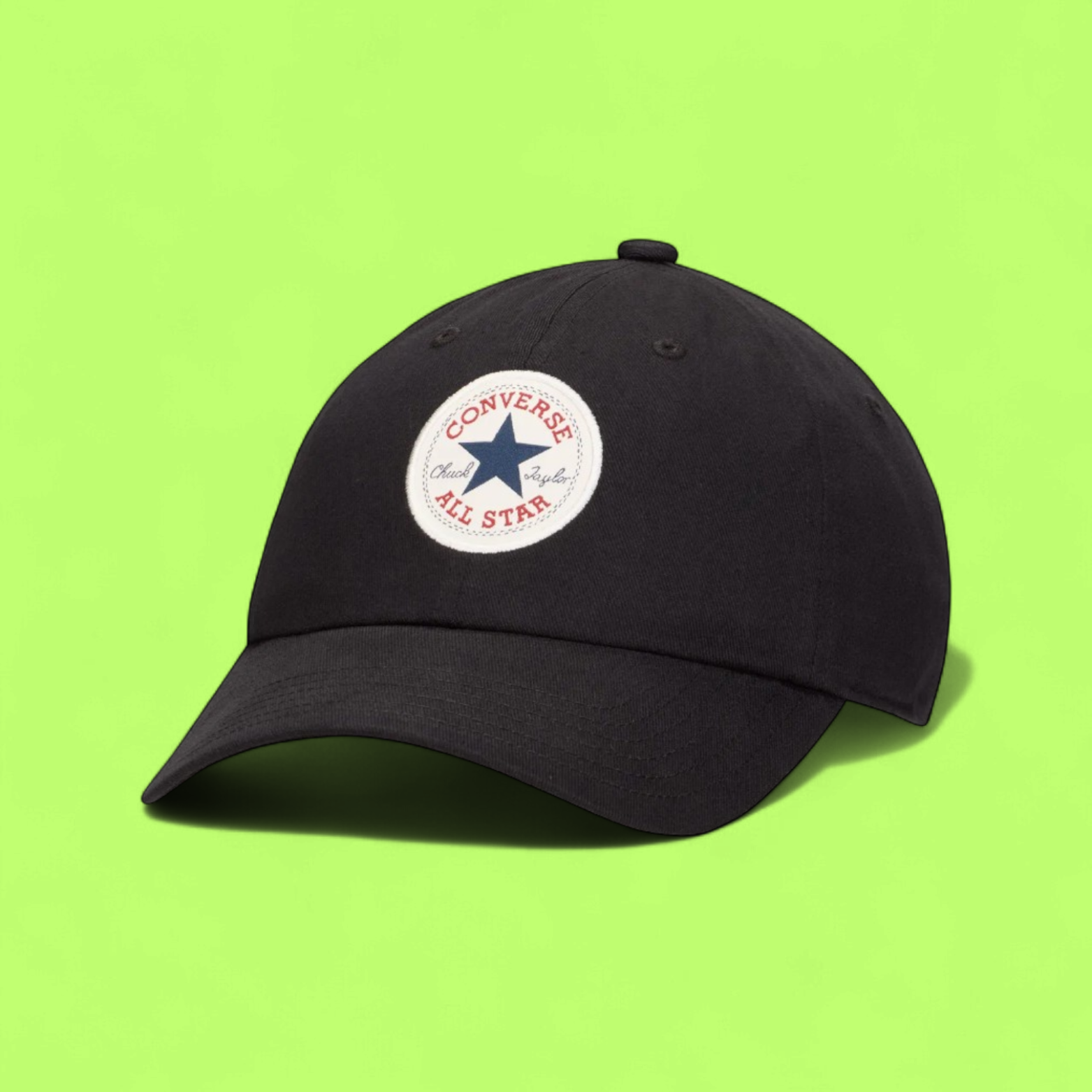 BLACK CONVERSE ALL STAR CAP WITH CLASSIC PATCH LOGO
