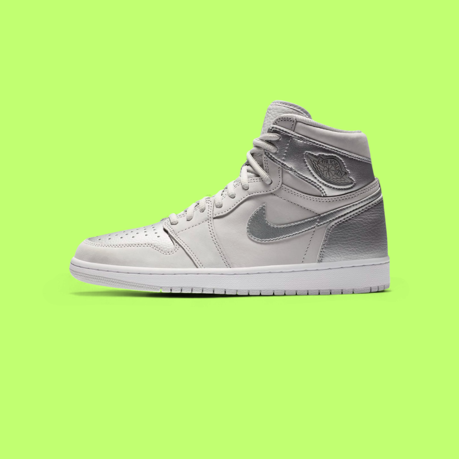 NIKE AIR JORDAN SILVER GREY PREMIUM CLASSIC STYLE EDITION DROP ICONZ