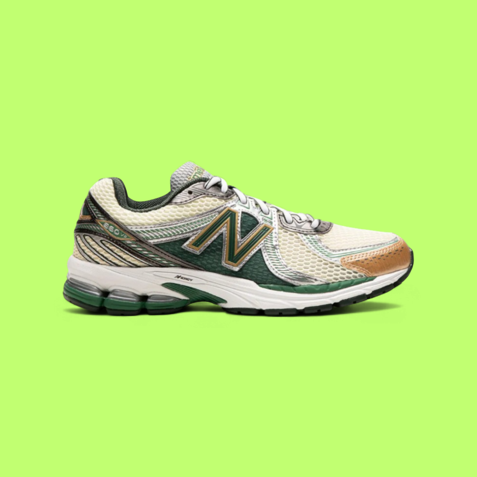 AIMÉ LEON DORE X NEW BALANCE 860V2 GREEN COLLABORATION DROP