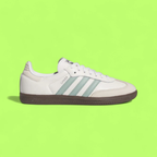 ADIDAS SAMBA OG WMNS “HAZY GREEN” PREMIUM LEATHER RETRO TRAINERS