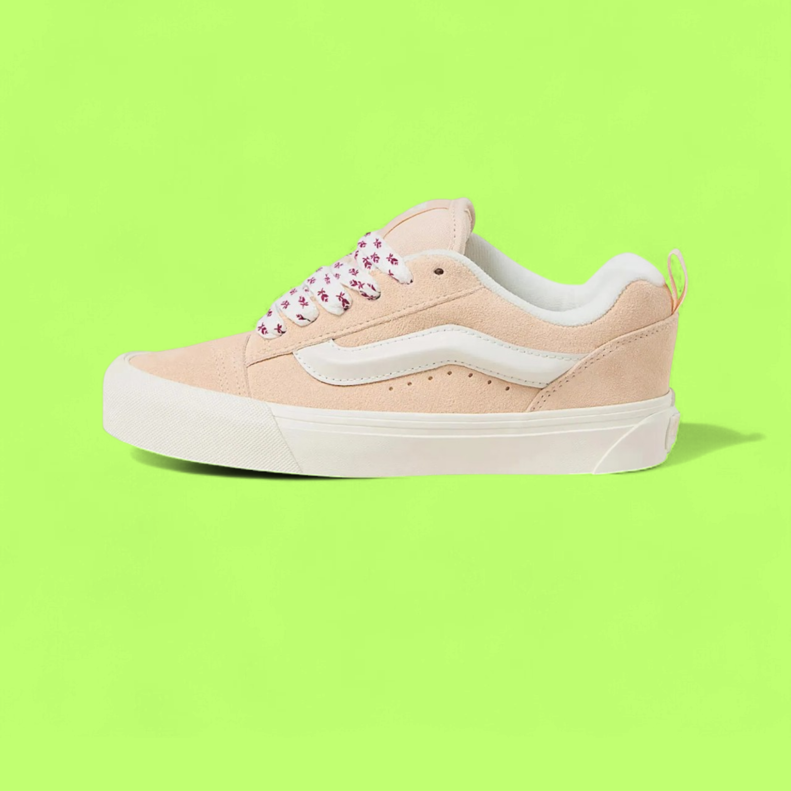 VANS LOWLAND CC BEIGE WHITE FLORAL LACE SKATE STYLE CWCD