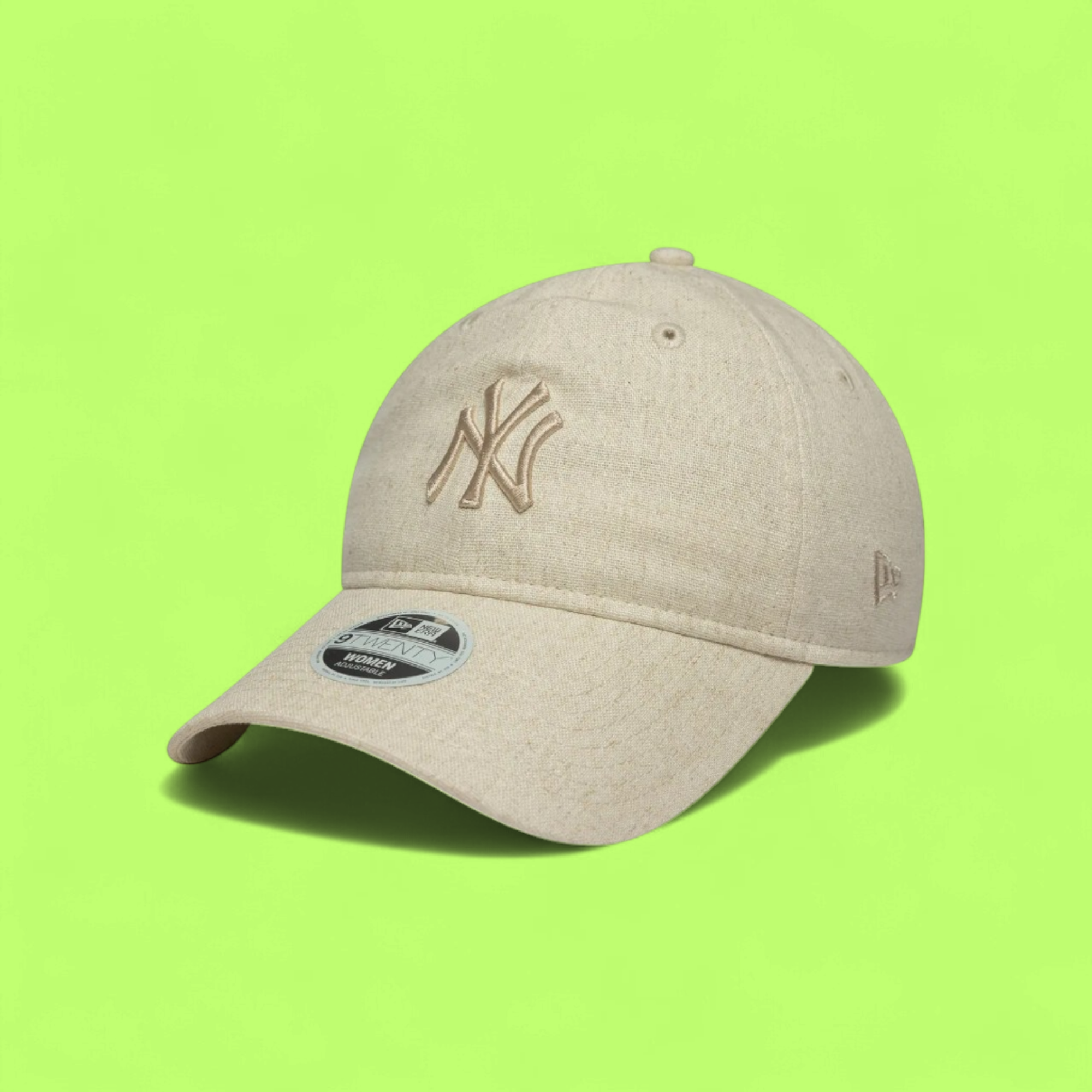 NEW YORK YANKEES BEIGE CAP WITH TONAL LOGO DESIGN CWCD