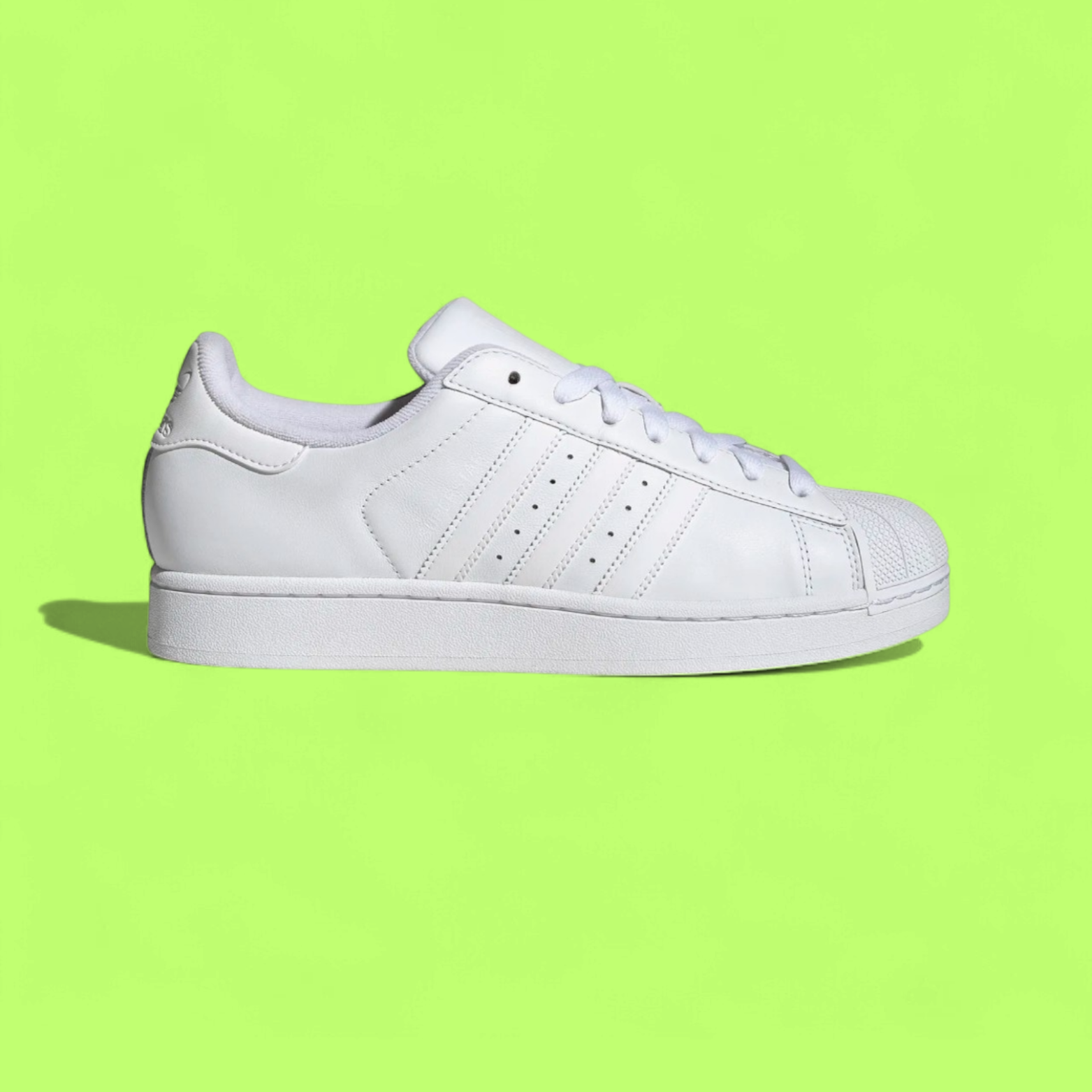 ADIDAS SUPERSTAR TRIPLE WHITE CLASSIC LEATHER SHOES CWCD