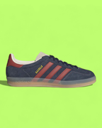 ADIDAS GAZELLE NAVY BURGUNDY CLASSIC SUEDE SNEAKERS ICON CWCD