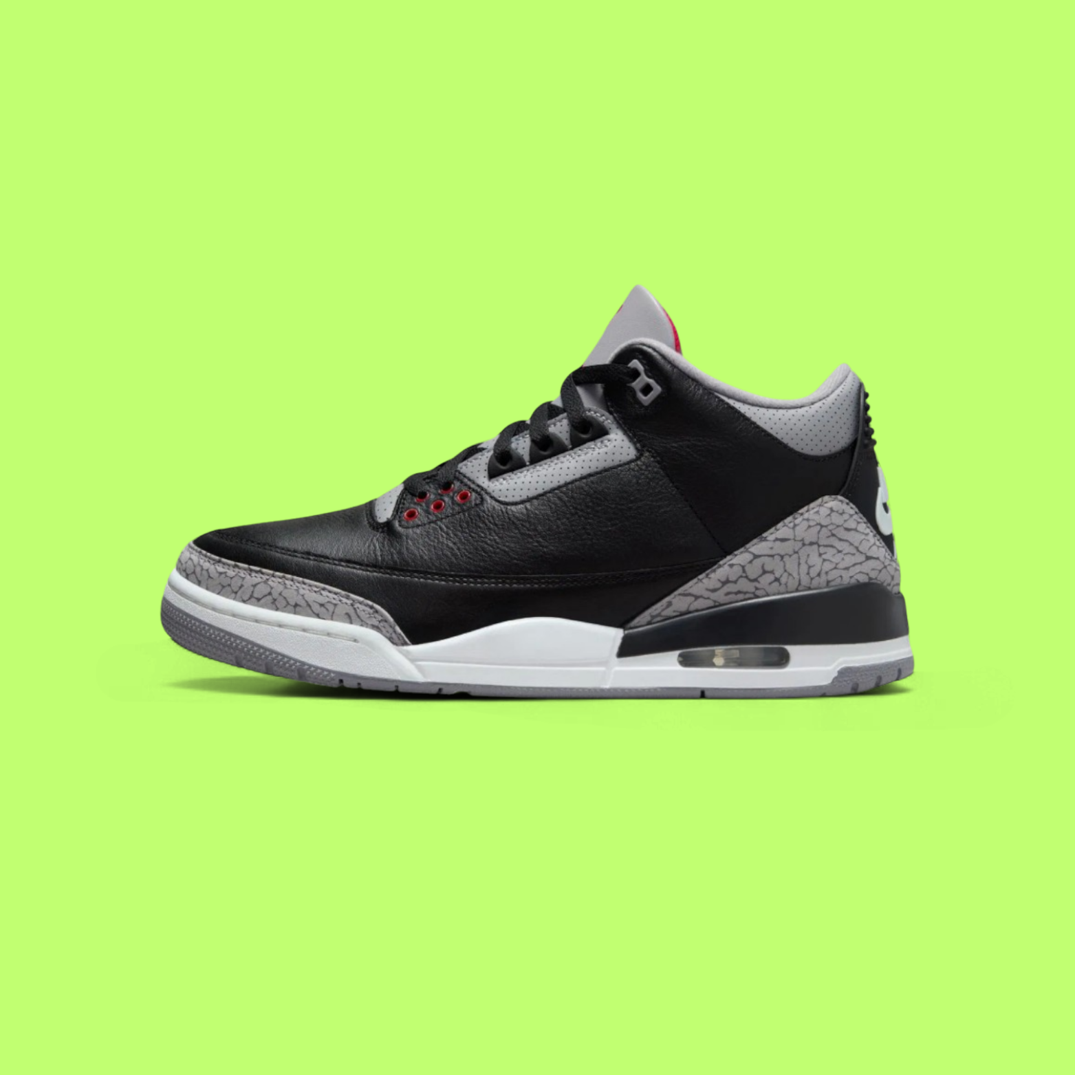 NIKE AIR JORDAN 3 RETRO OG BLACK CEMENT PREMIUM CLASSIC EDITION