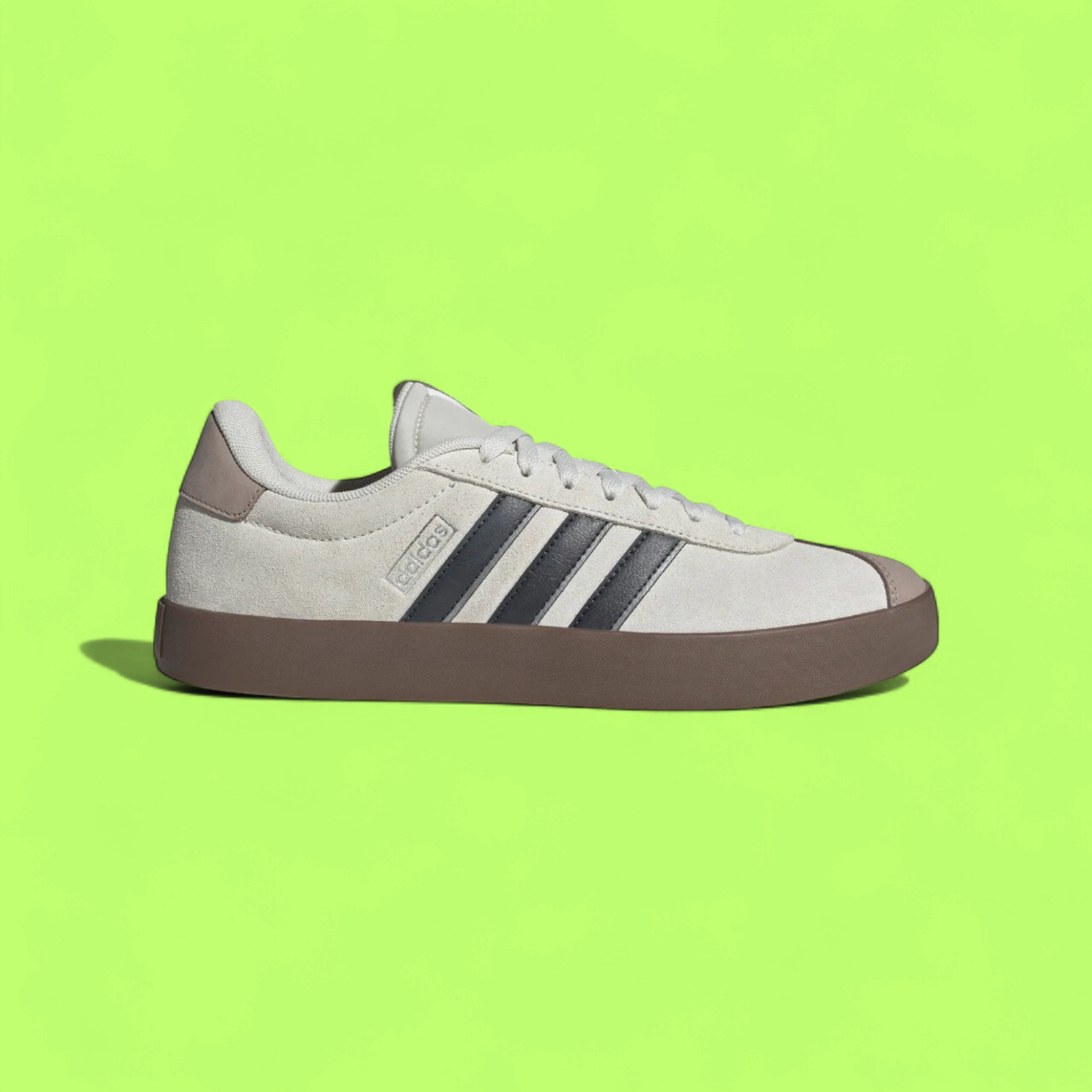 ADIDAS VL COURT 3.0 MEN'S GREY SUEDE LOW-TOP CLASSIC CASUAL SNEAKERS