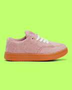 KENZO PINK FUZZY TEXTURE GUM SOLE LIMITED EDITION SNEAKERS