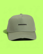 LIGHT GREEN BASEBALL CAP WITH SUBTLE BLACK FRONT LOGO