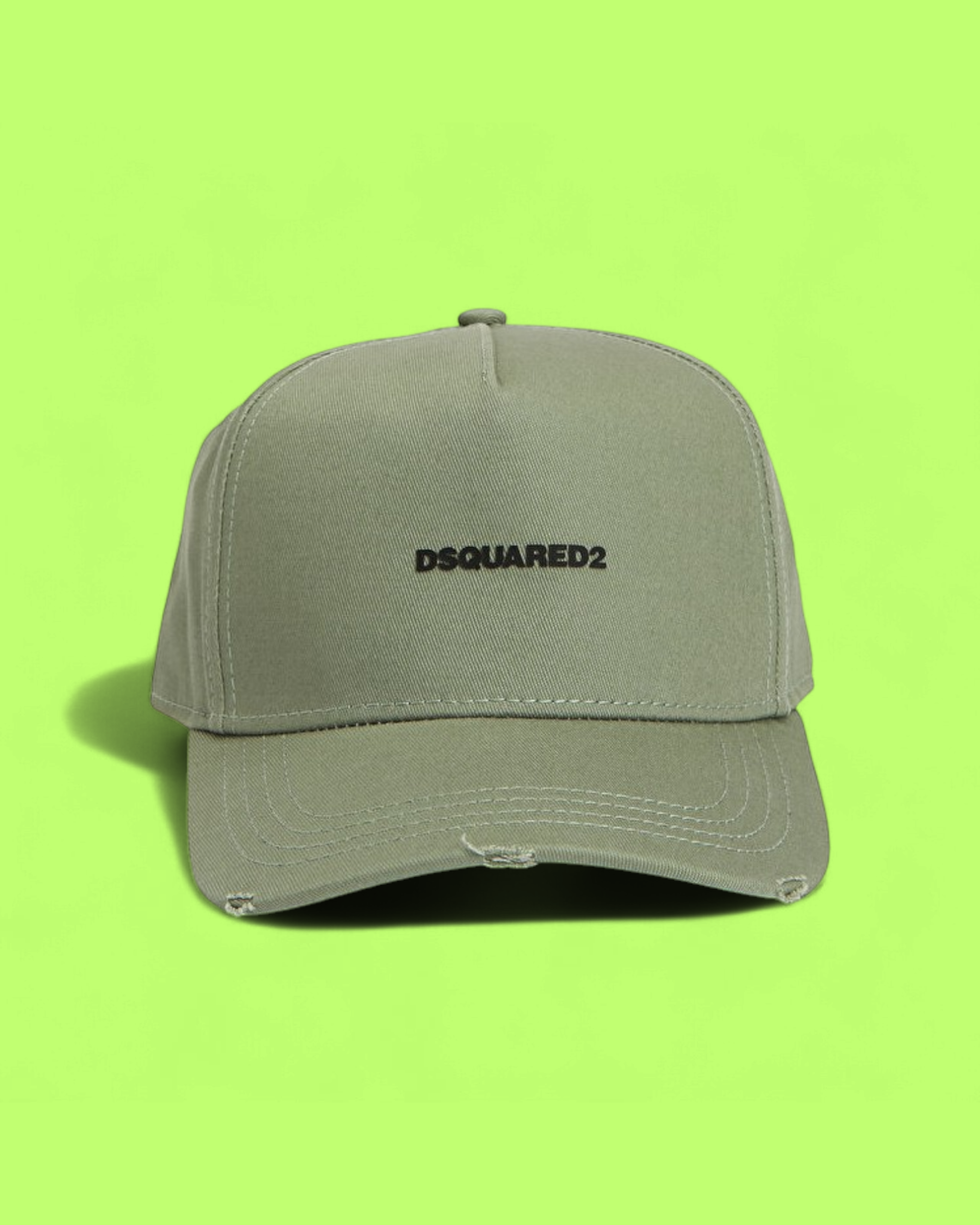 LIGHT GREEN BASEBALL CAP WITH SUBTLE BLACK FRONT LOGO