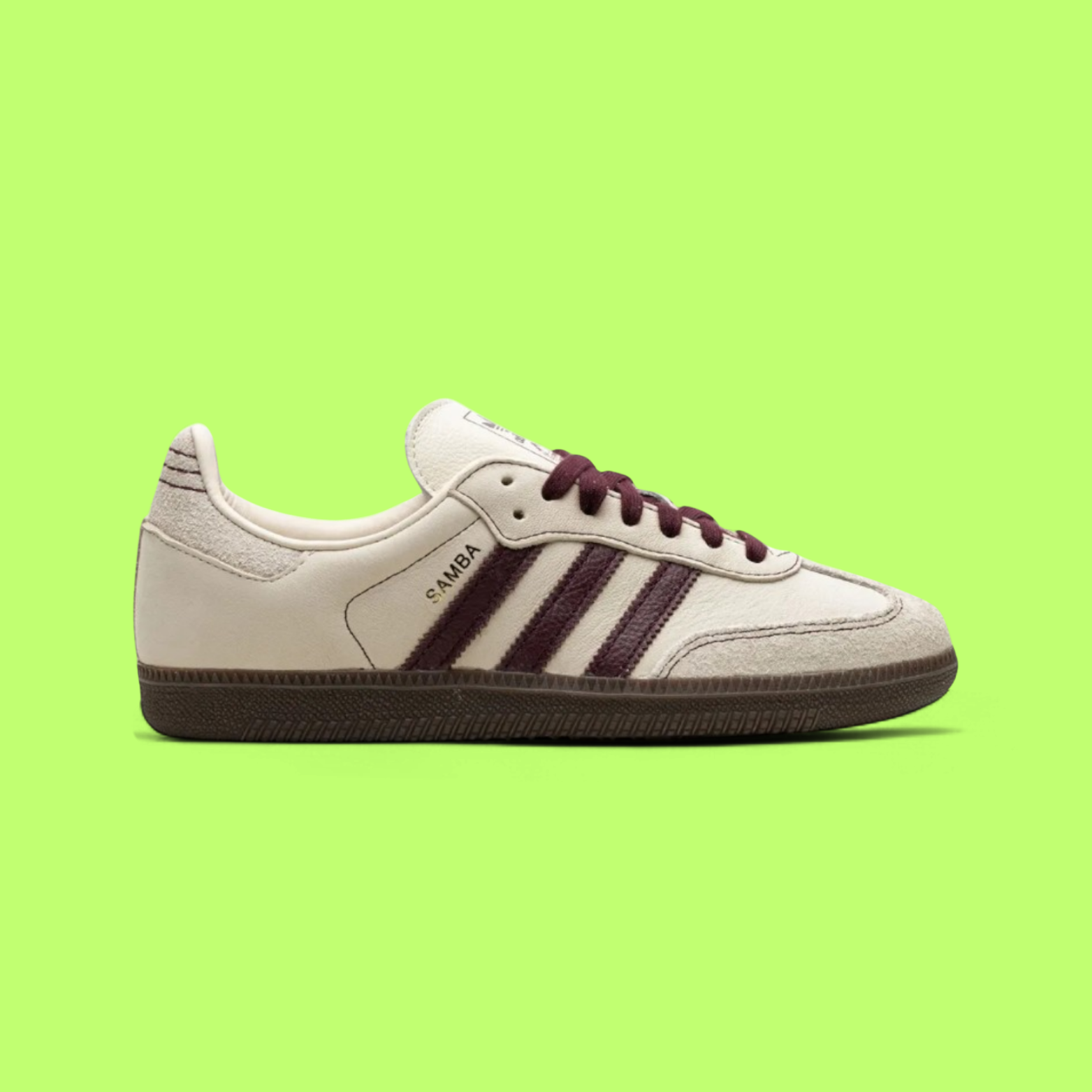 ADIDAS SAMBA OG “WONDER WHITE MAROON” CLASSIC ICON REDEFINED IN STYLE