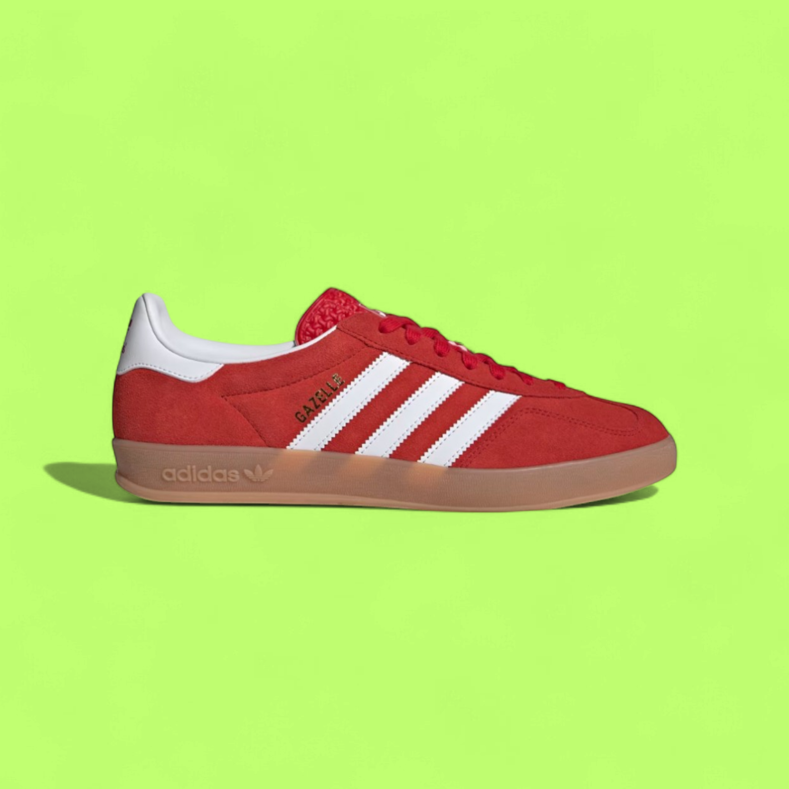 ADIDAS GAZELLE INDOOR “SCARLET CLOUD WHITE” RETRO SNEAKERS INYORK
