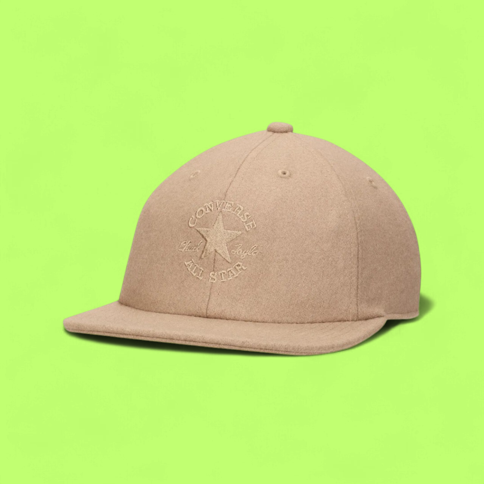 BEIGE CONVERSE ALL STAR CAP WITH TONE ON TONE EMBROIDERY