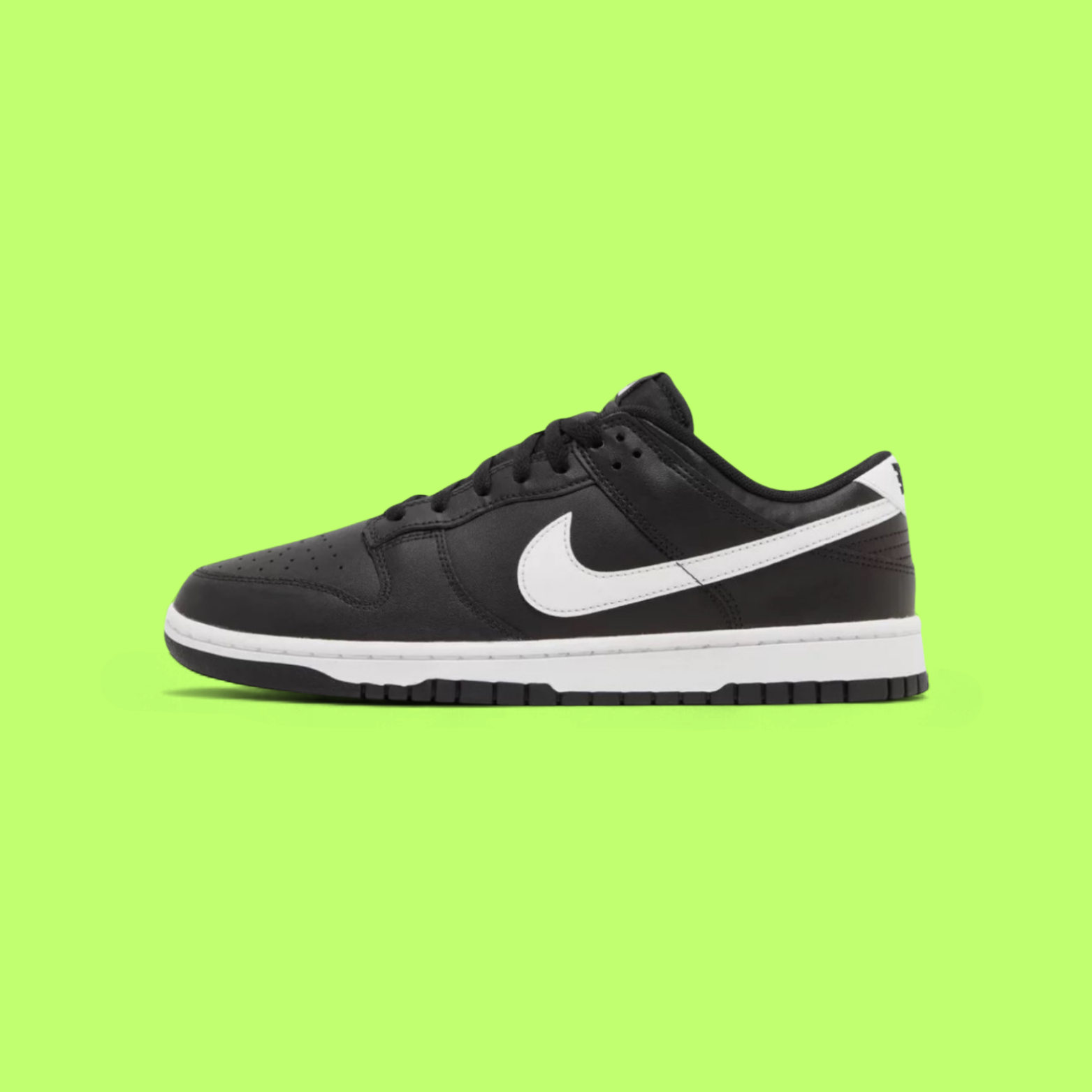 NIKE DUNK LOW BLACK WHITE PREMIUM CLASSIC STYLE EDITION ICON DROP