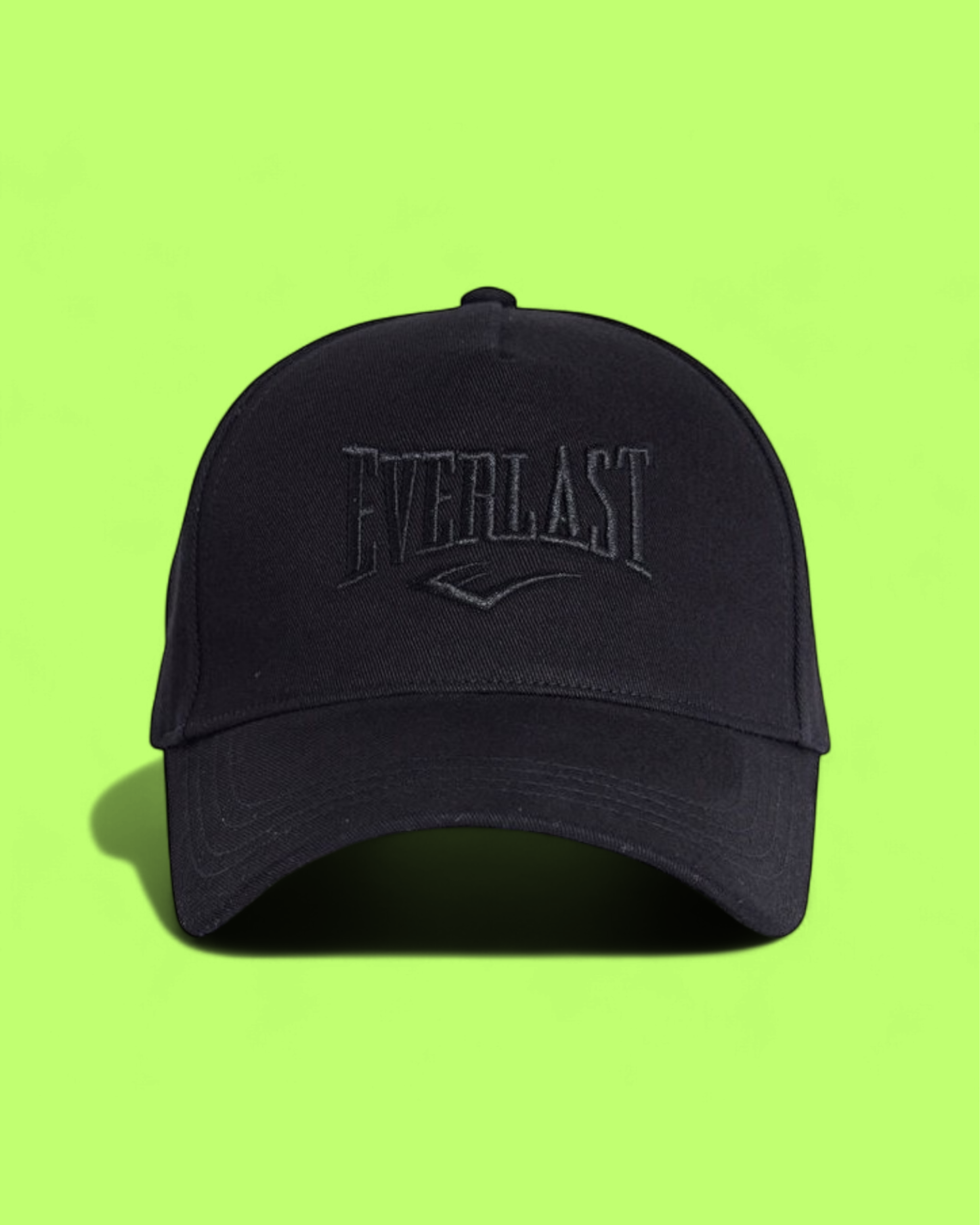BLACK EVERLAST CAP WITH TONAL EMBROIDERED LOGO CWCD ICON