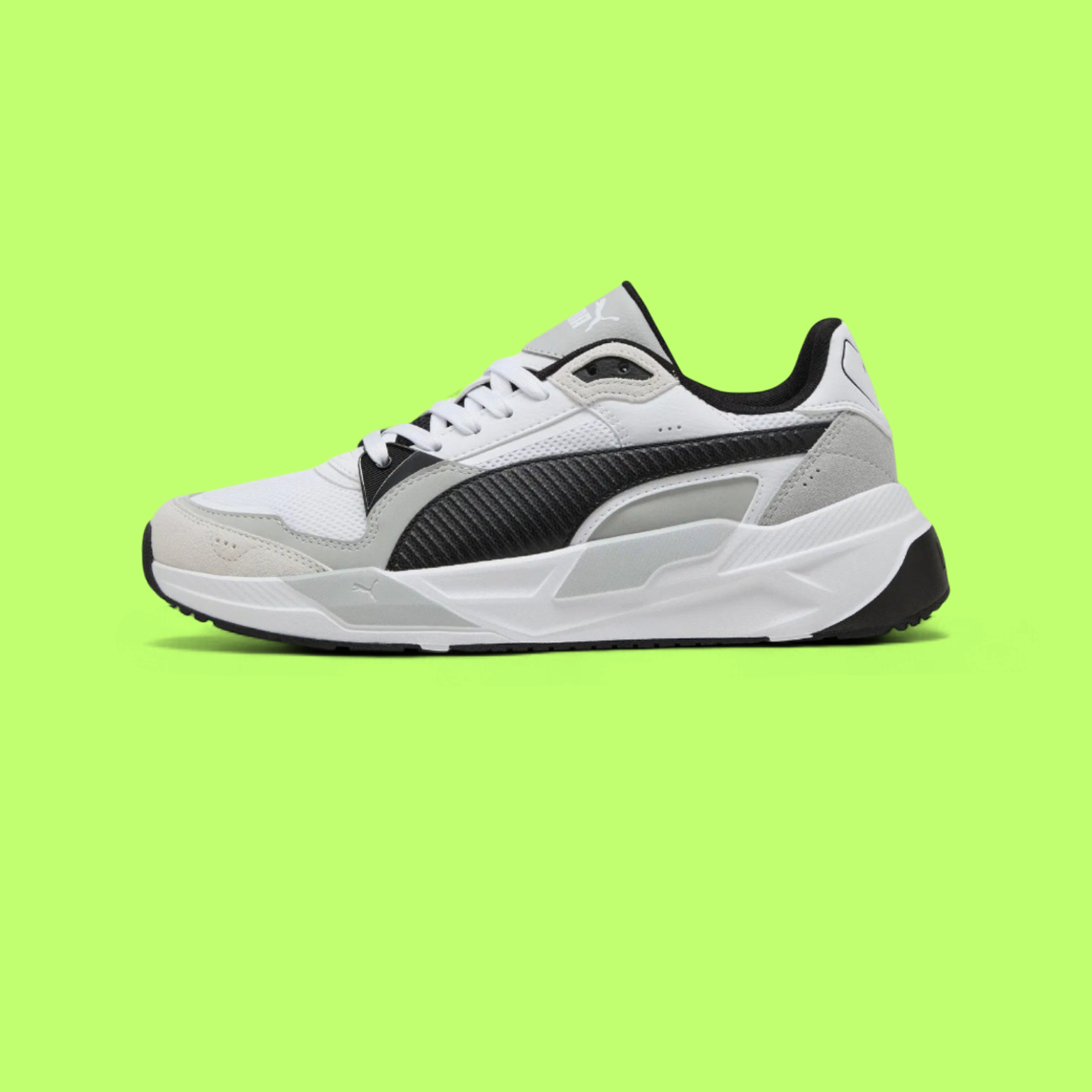 PUMA TRINITY 2 UNISEX WHITE MODERN COMFORT SNEAKERS