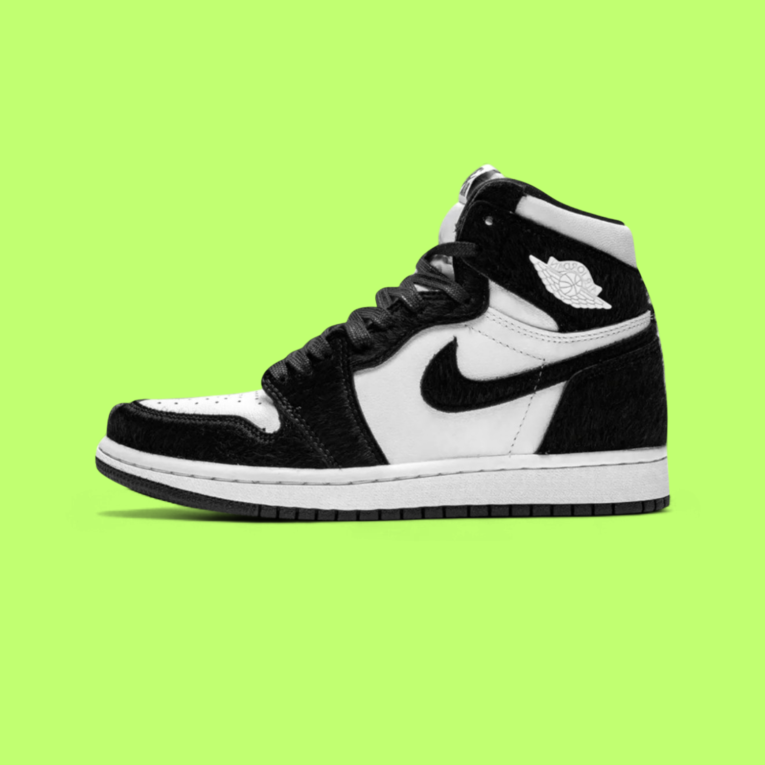 NIKE AIR JORDAN 1 RETRO HIGH OG WMNS TWIST BLACK PONY HAIR DROP