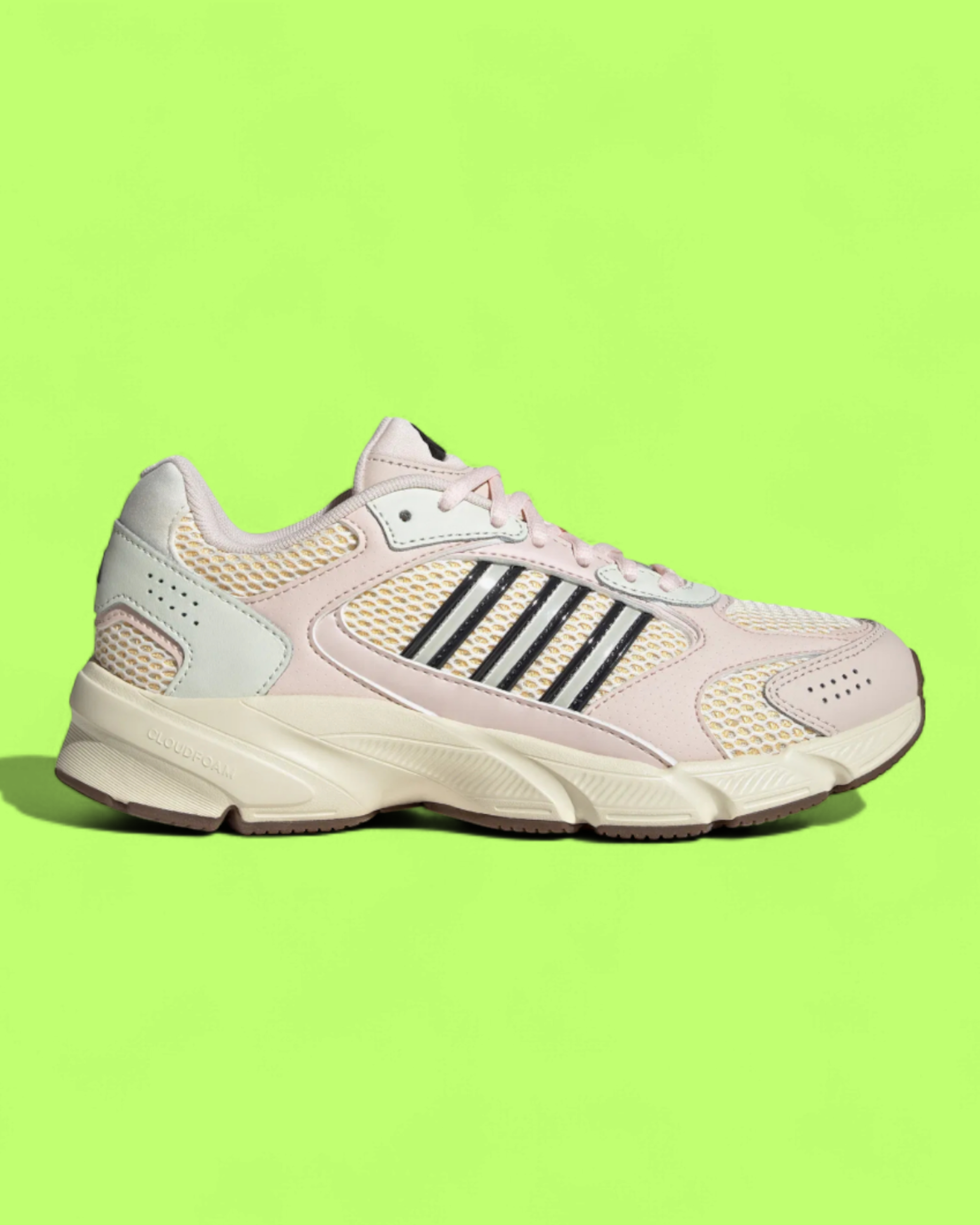 ADIDAS CRAZYCHAOS PASTEL PINK MESH RUNNING SNEAKERS ICON CWCD