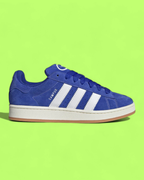 ADIDAS CAMPUS BLUE WHITE SUEDE RETRO CASUAL SNEAKERS CWCD
