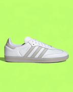 ADIDAS SAMBA OG WHITE GREY CLASSIC LEATHER SNEAKERS ICON CWCD
