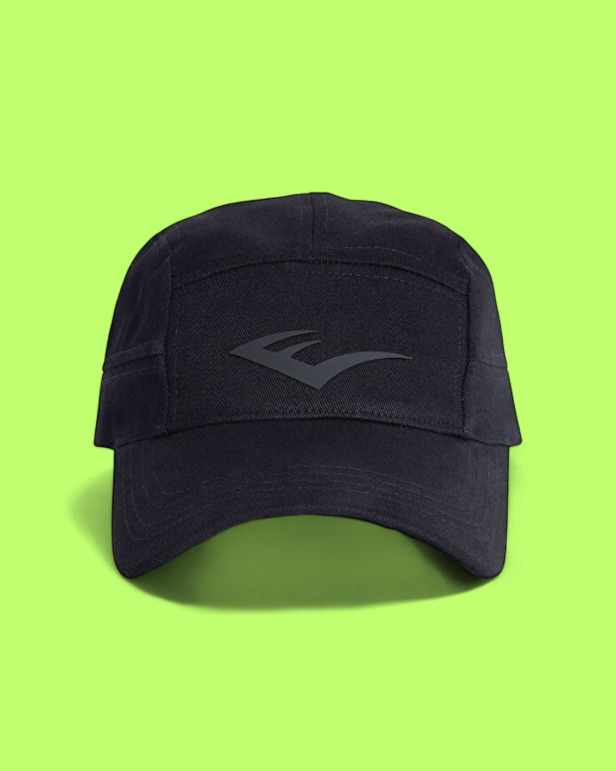 BLACK EVERLAST CAP WITH TONAL FRONT LOGO DESIGN CWCD
