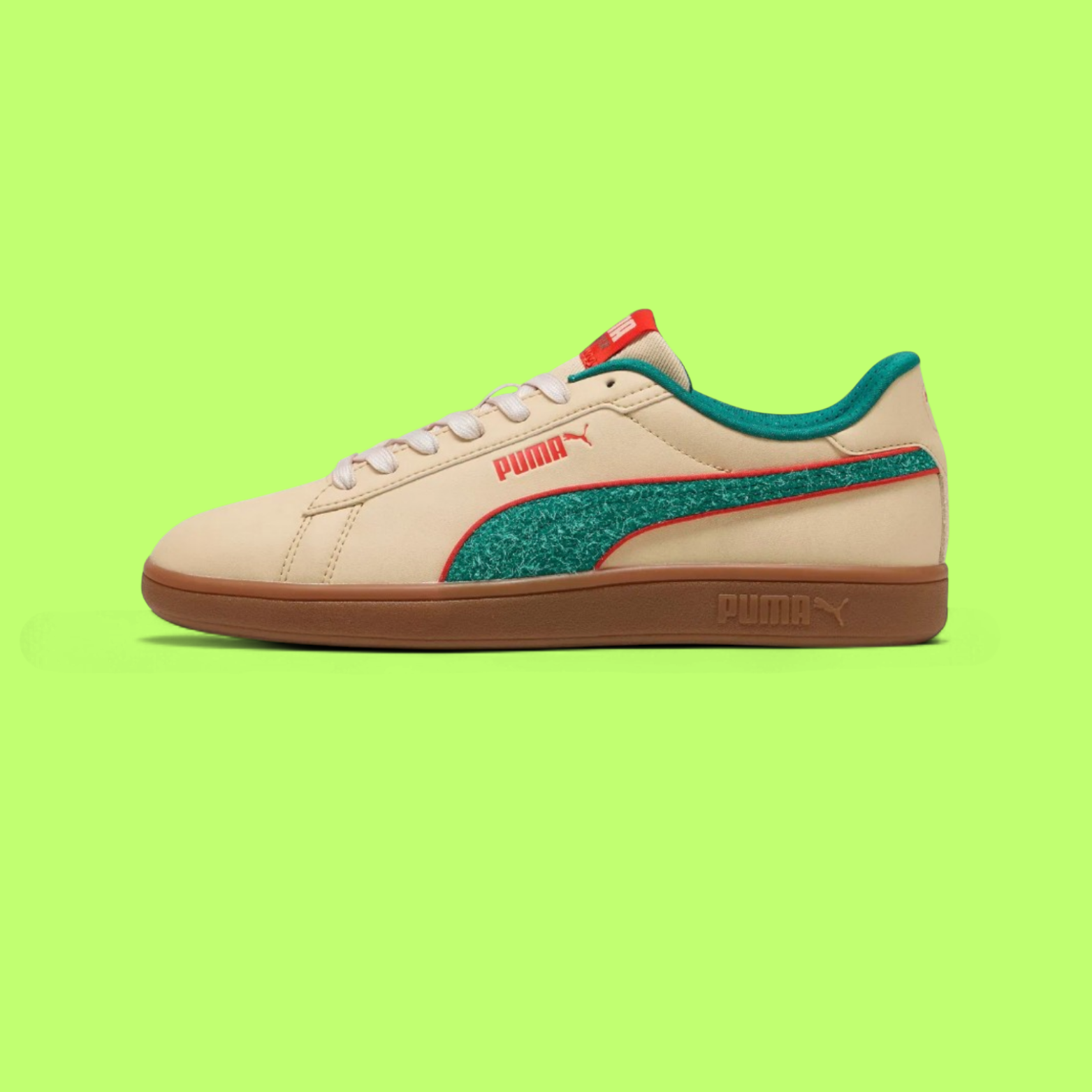 PUMA SMASH 3.0 RETRO RUN UNISEX BEIGE SPORTS SHOES WZRTR ICON