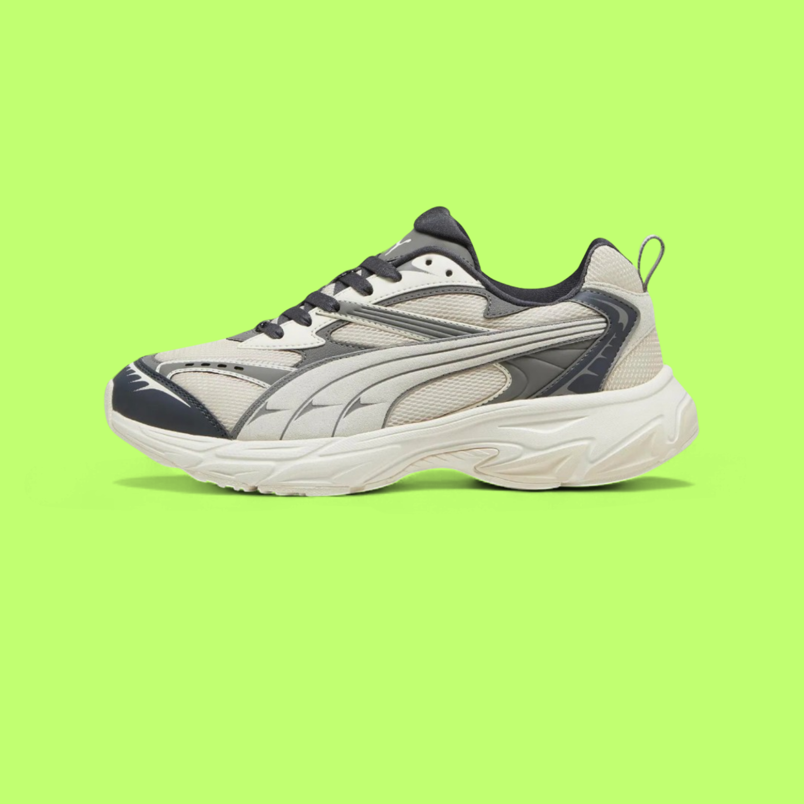PUMA MORPHIC RETRO UNISEX WHITE LEATHER CLASSIC CASUAL SNEAKERS